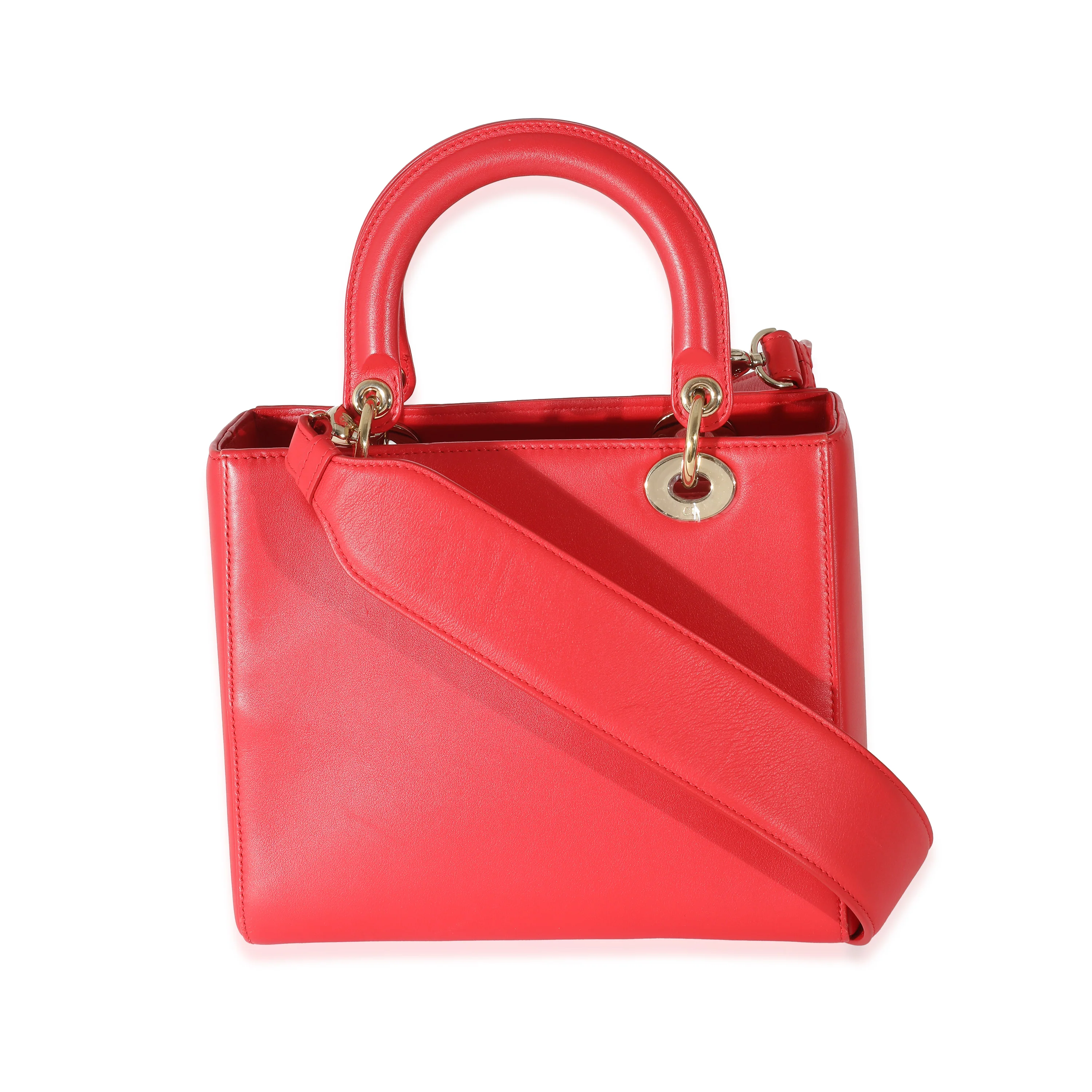 Red Supple Calfskin Niki de Saint Phalle Medium Lady Dior - Image 4