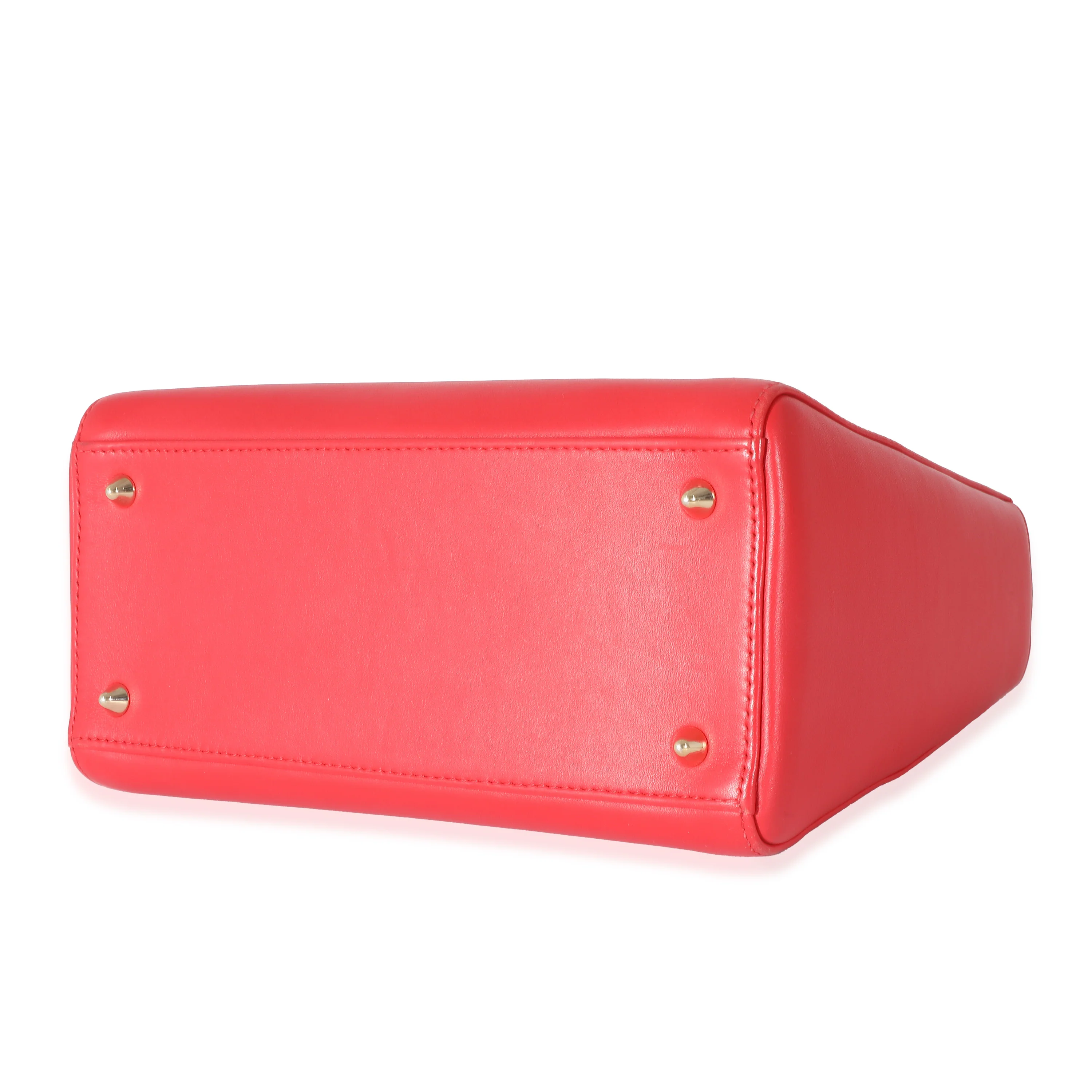 Red Supple Calfskin Niki de Saint Phalle Medium Lady Dior - Image 7