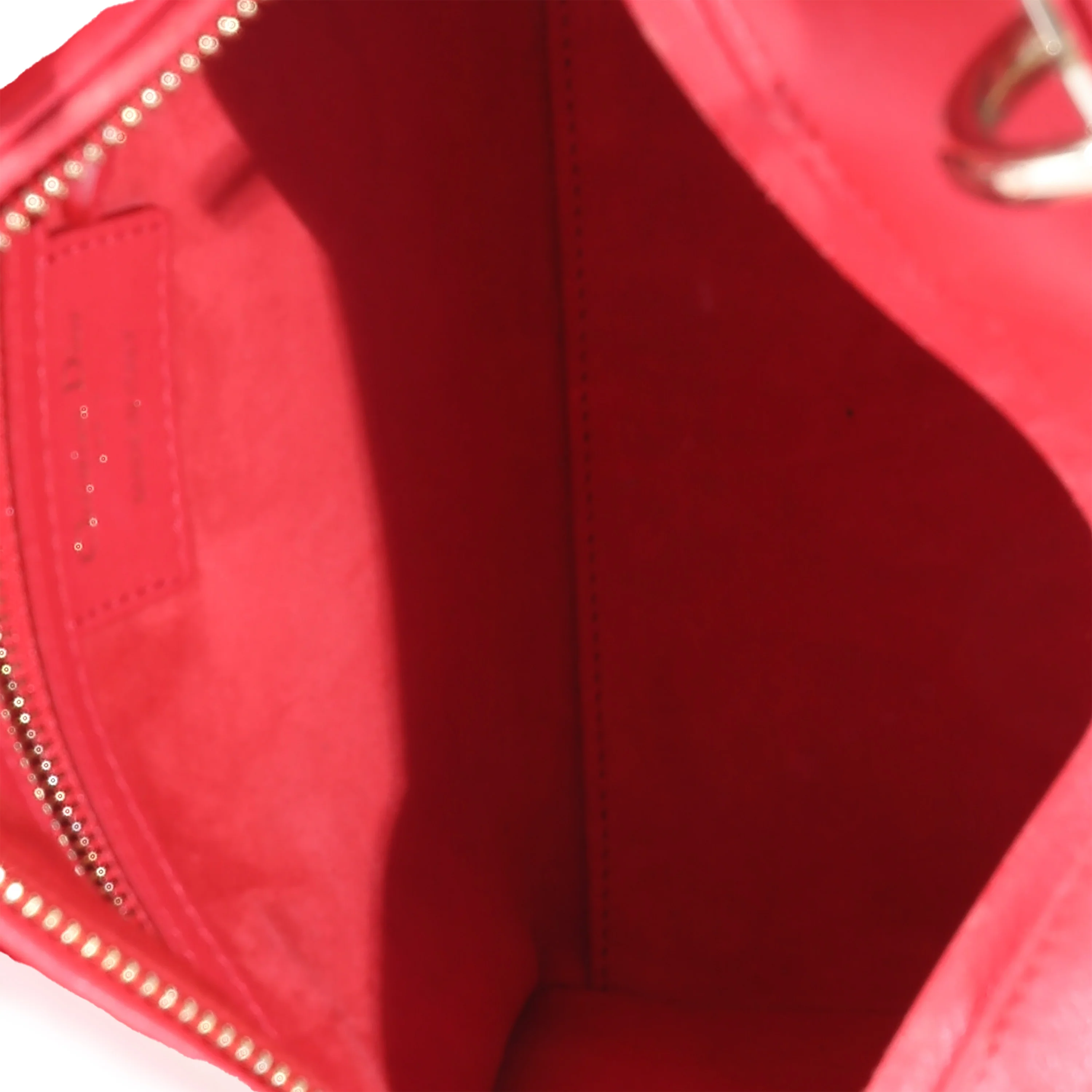 Red Supple Calfskin Niki de Saint Phalle Medium Lady Dior - Image 8