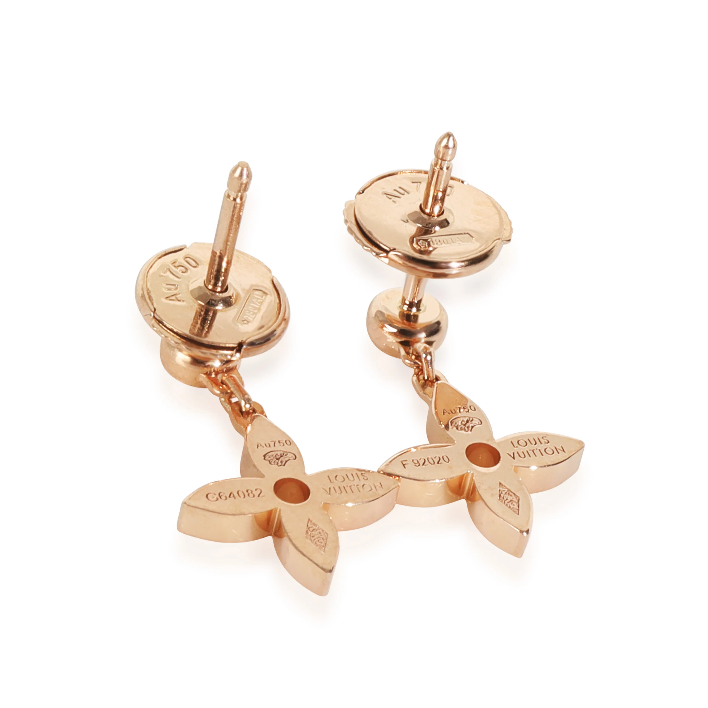 Rose Gold Diamond Idylle Blossom Earrings - Image 3