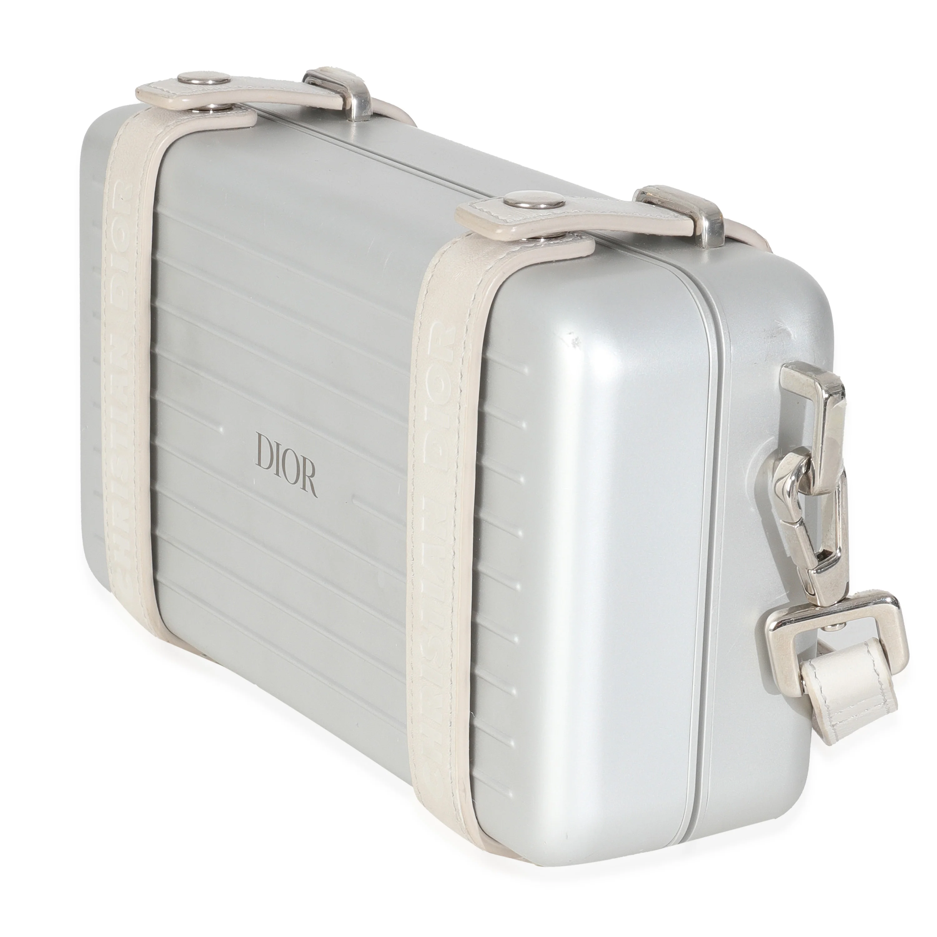 x RIMOWA Silver Aluminum Personal Clutch On Strap - Image 2