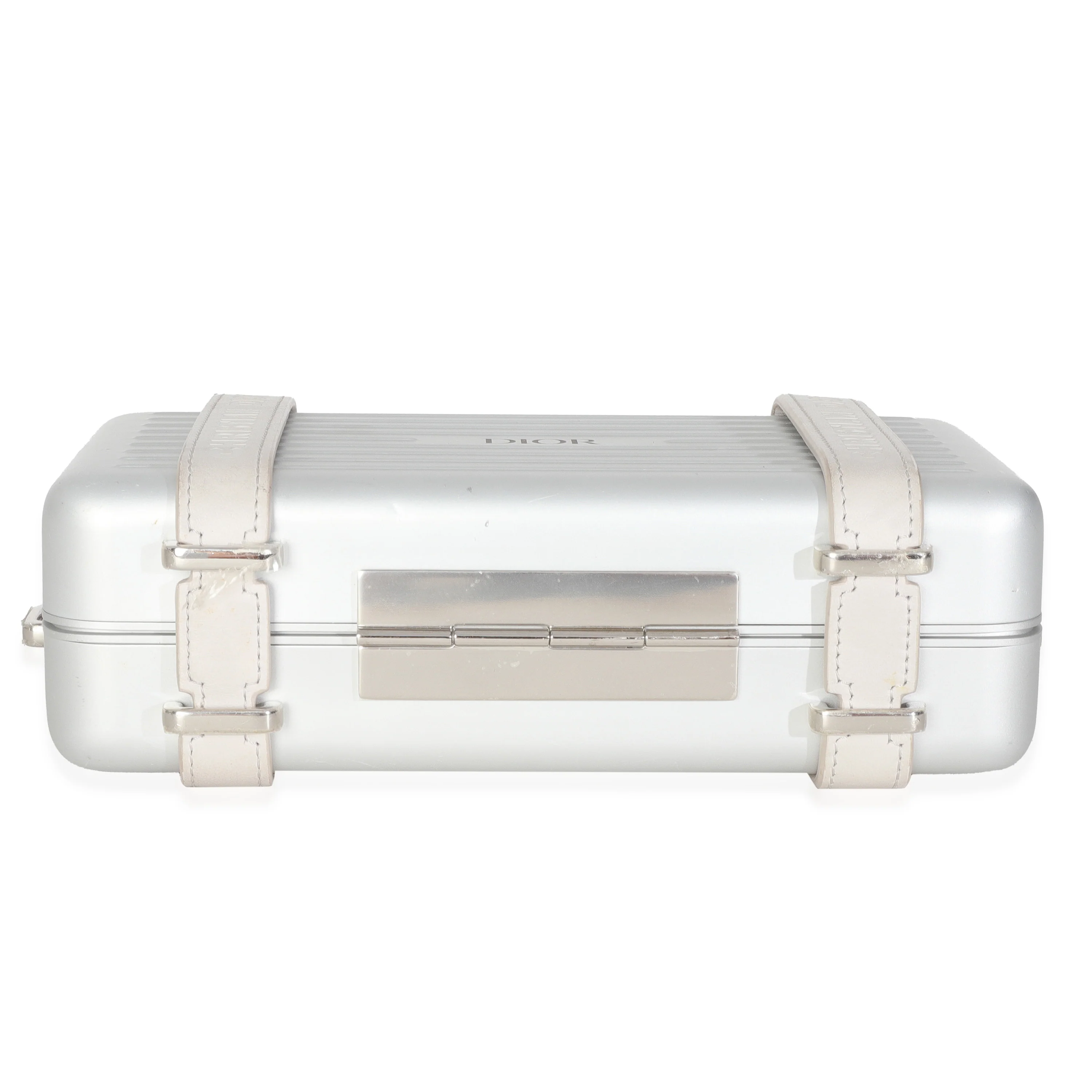 x RIMOWA Silver Aluminum Personal Clutch On Strap - Image 5