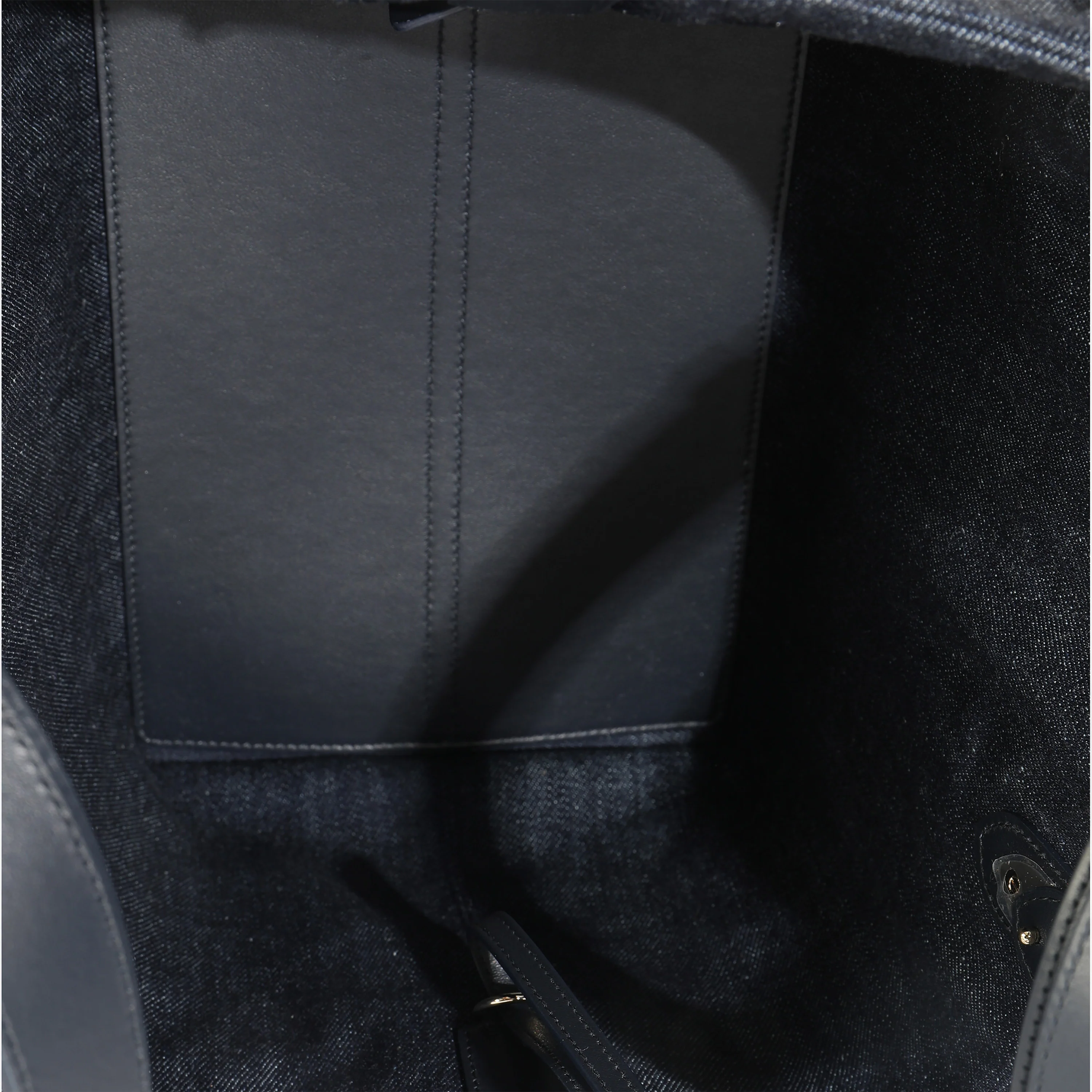 Dark Blue Denim Cannage Medium Toujours - Image 8