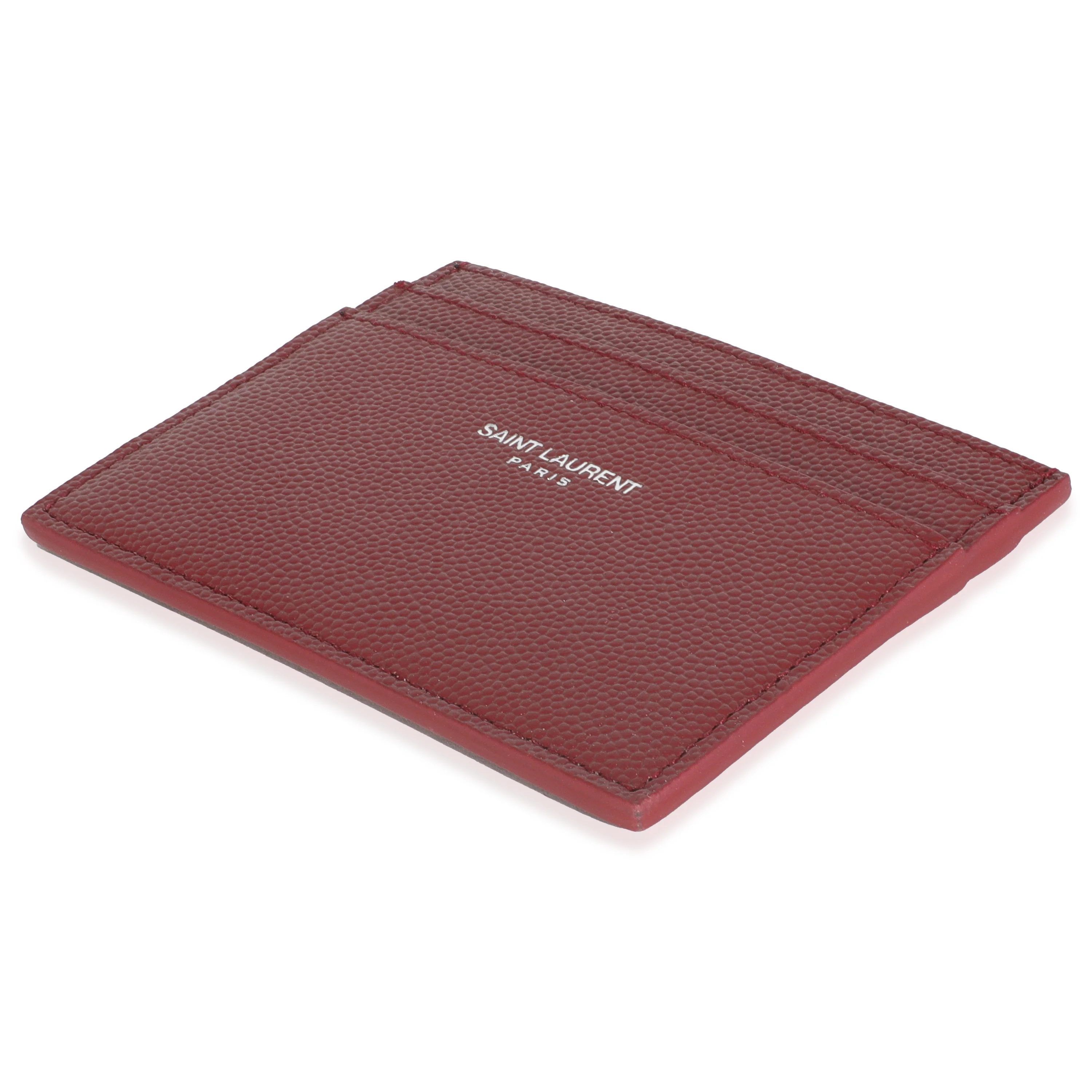 Wine Grain De Poudre Credit Card Case - Image 6