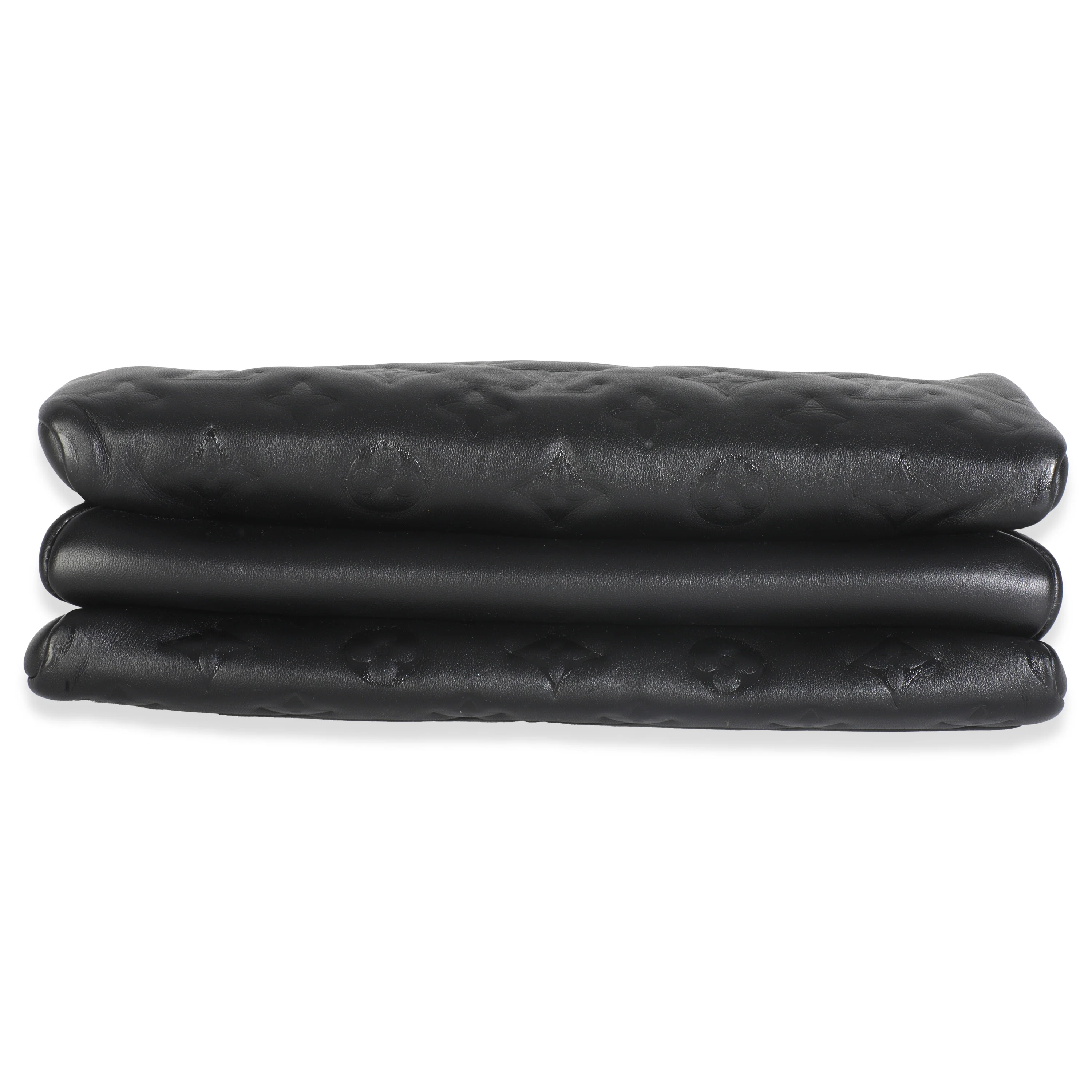 Black Monogram Embossed Lambskin Coussin PM - Image 6