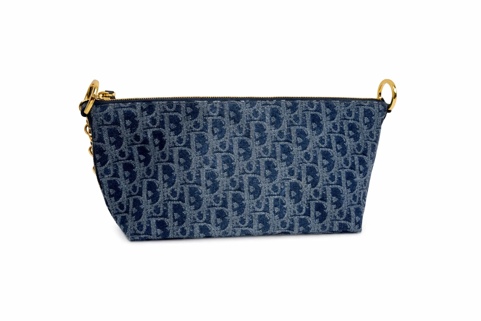 Blue Denim Oblique Diorstar Hobo Bag - Image 7