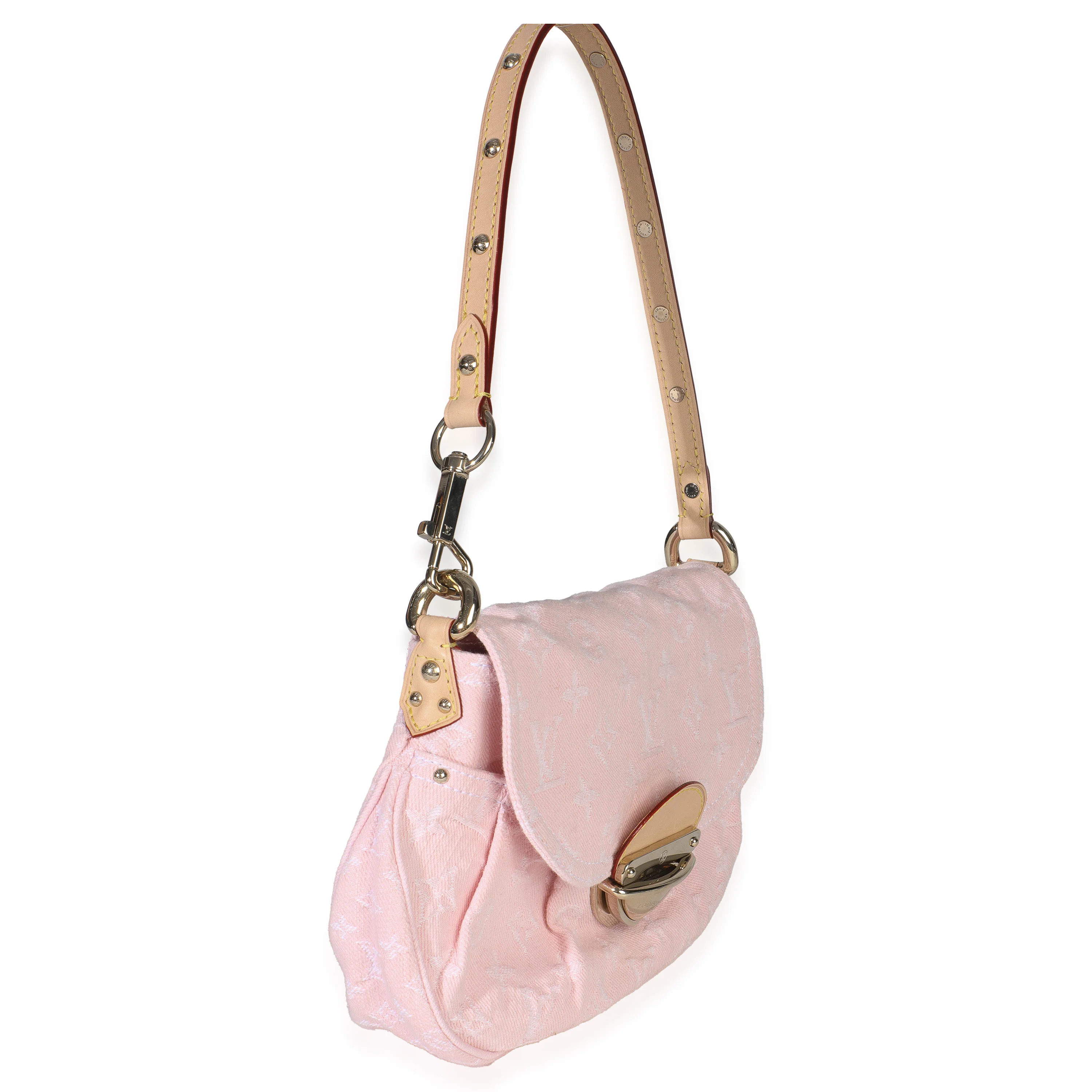 Washed Pink Monogram Denim Sunset - Image 3