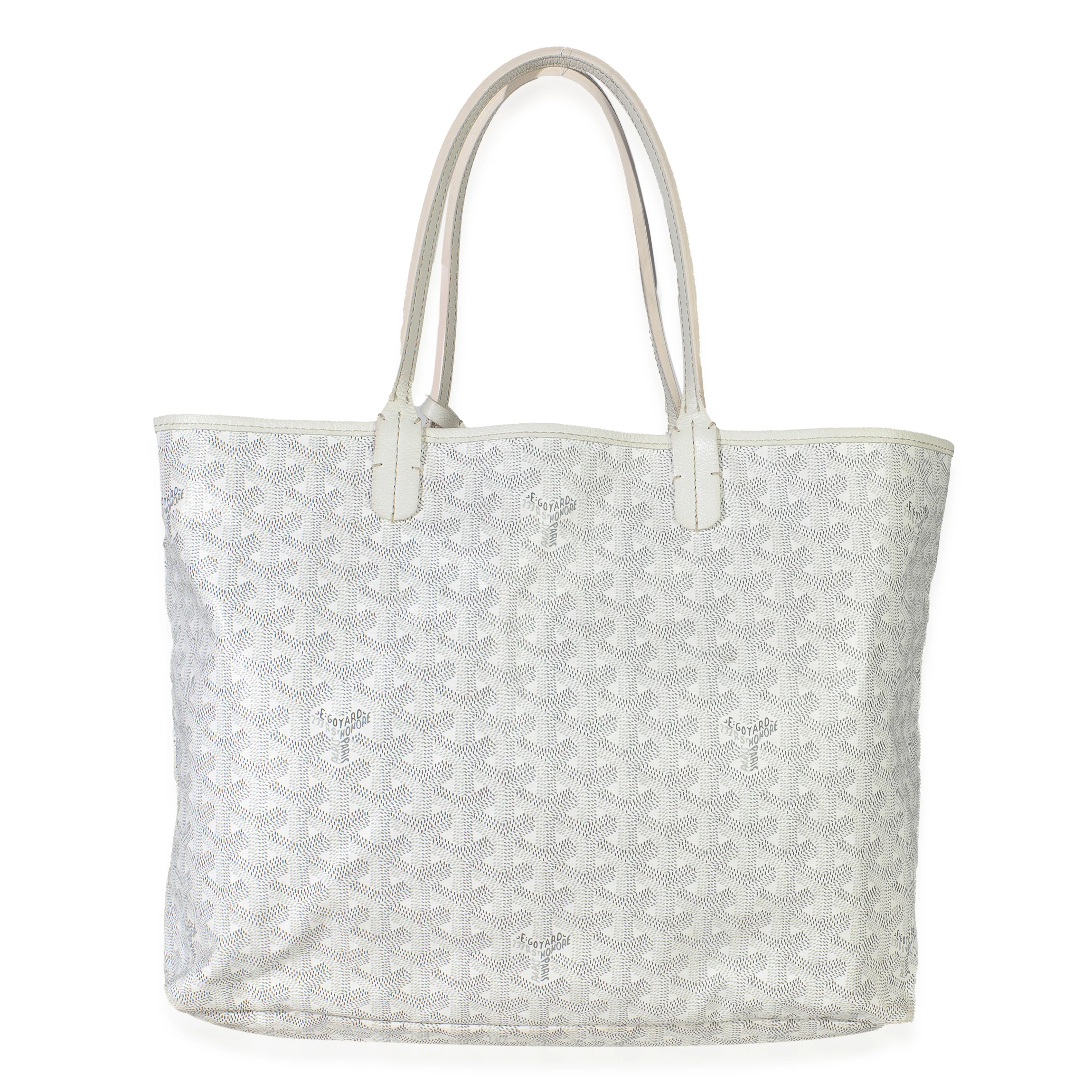 White Goyardine Canvas Saint Louis PM - Image 3
