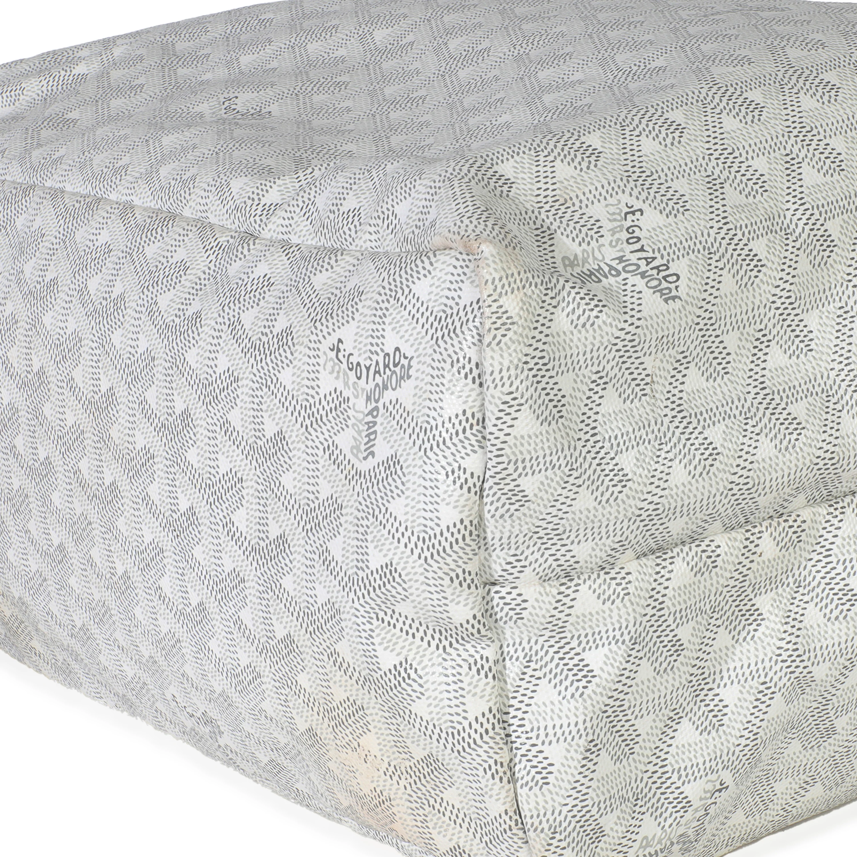 White Goyardine Canvas Saint Louis PM - Image 5