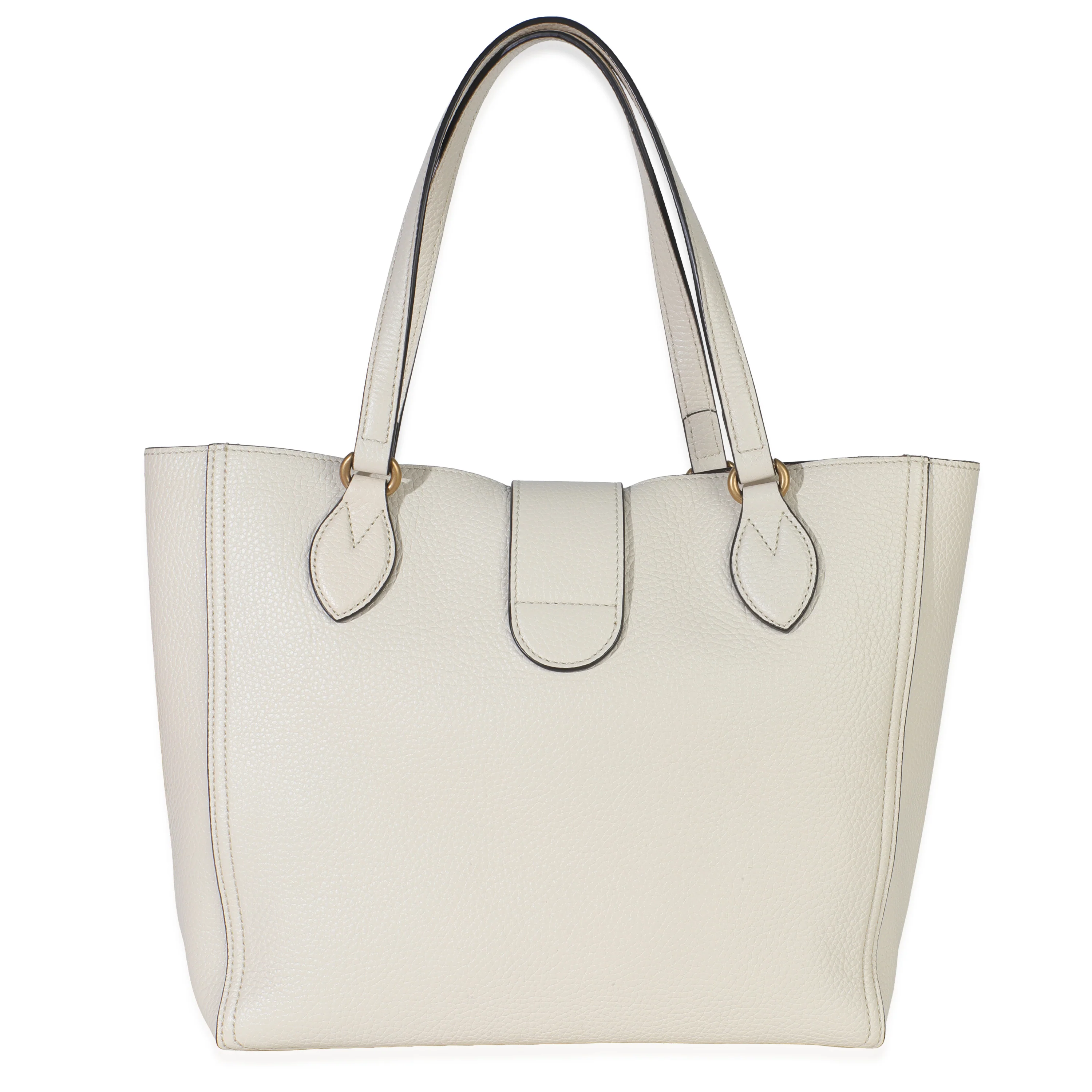 White Calfskin GG Marmont Tote - Image 4