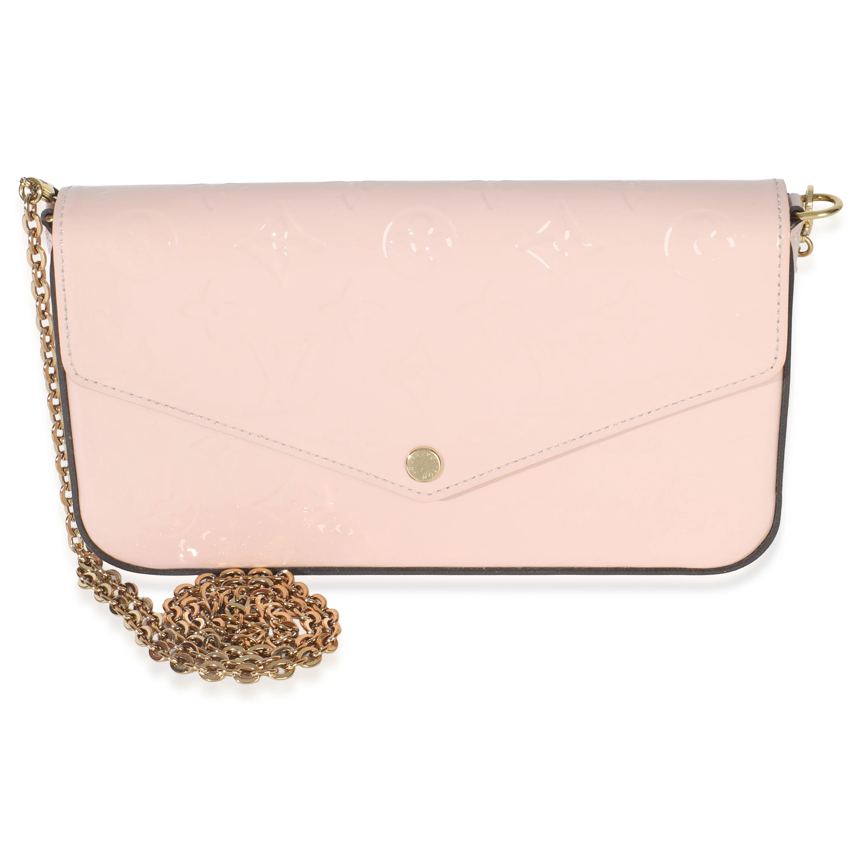 Rose Ballerine Monogram Vernis Felicie Pochette - Image 2