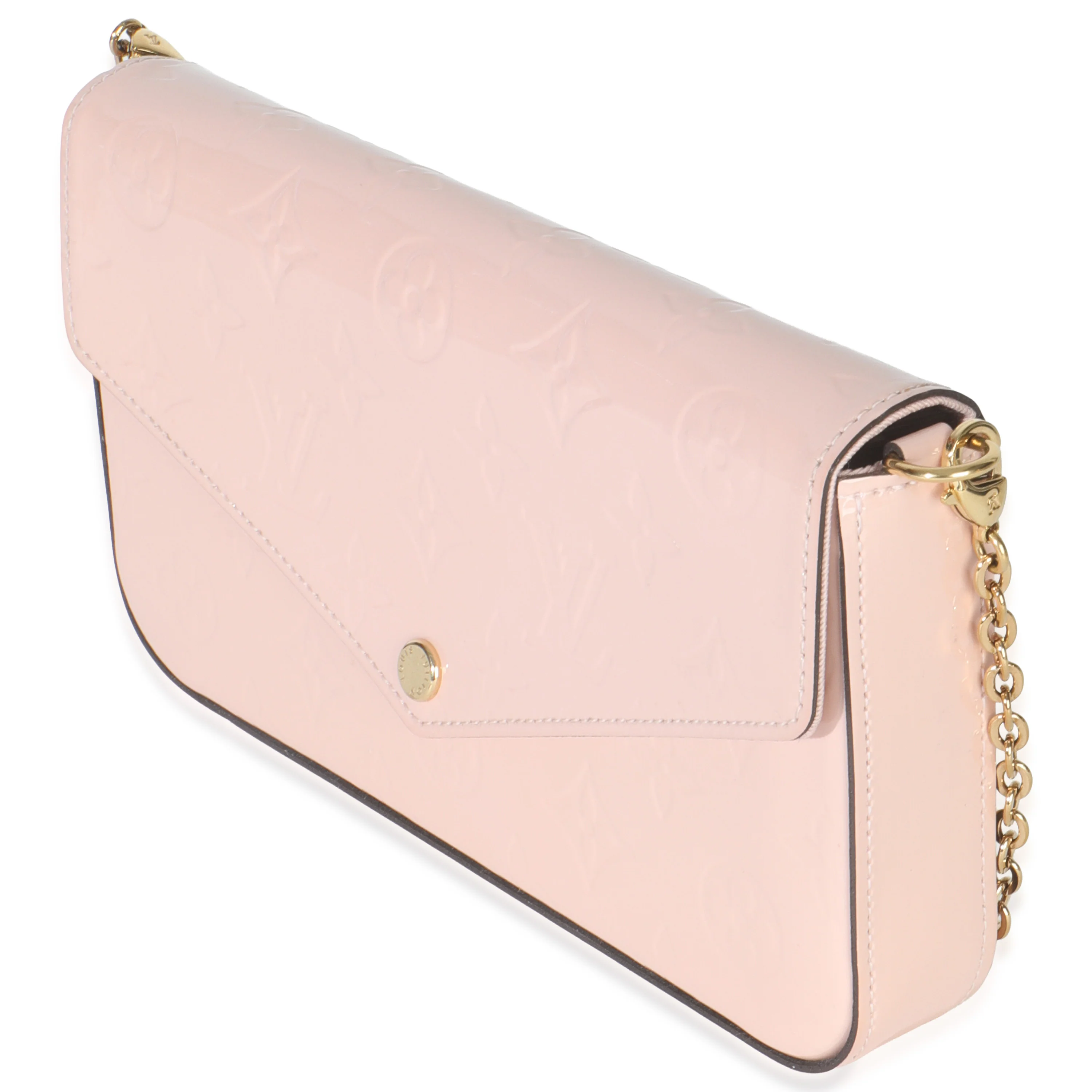 Rose Ballerine Monogram Vernis Felicie Pochette - Image 3