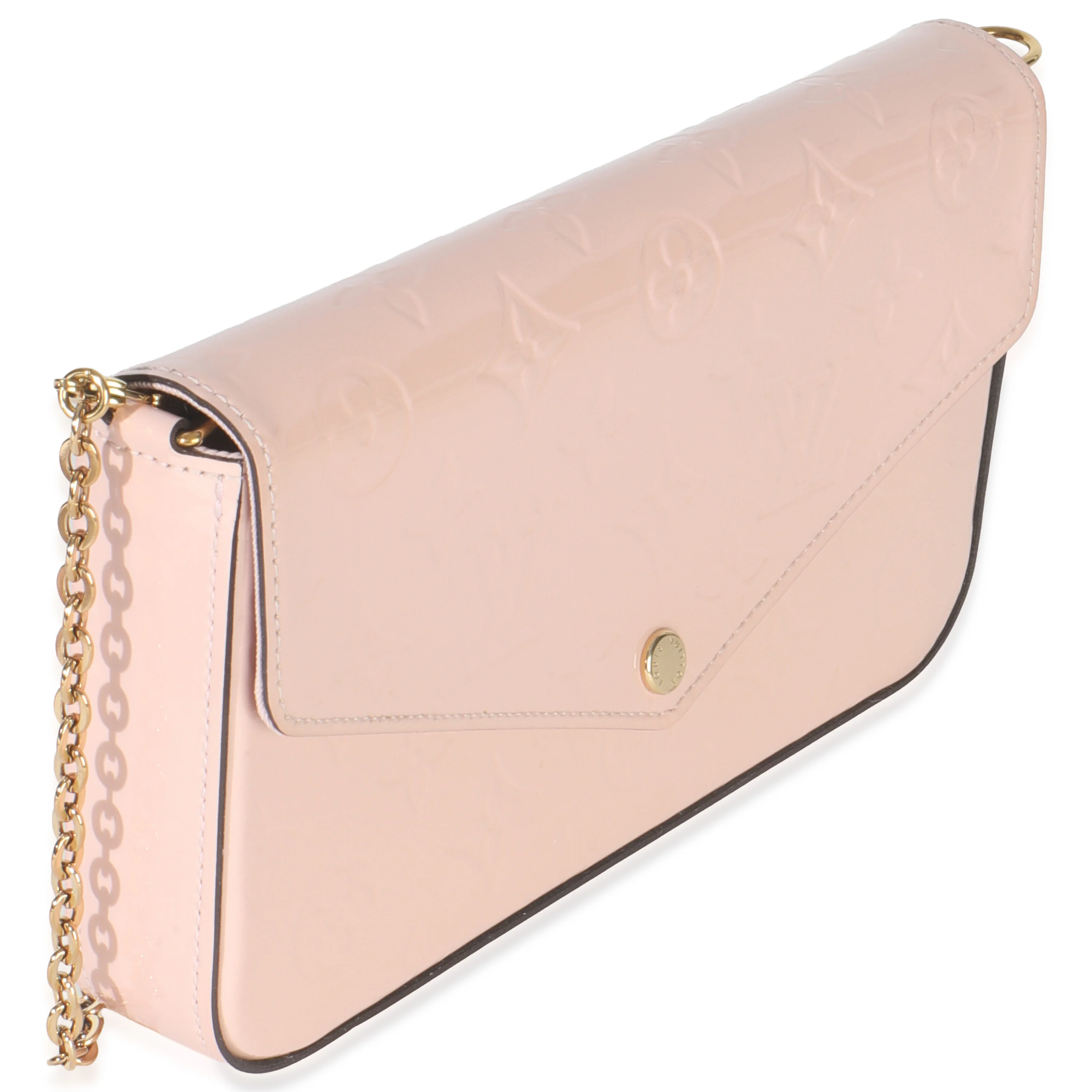 Rose Ballerine Monogram Vernis Felicie Pochette - Image 4