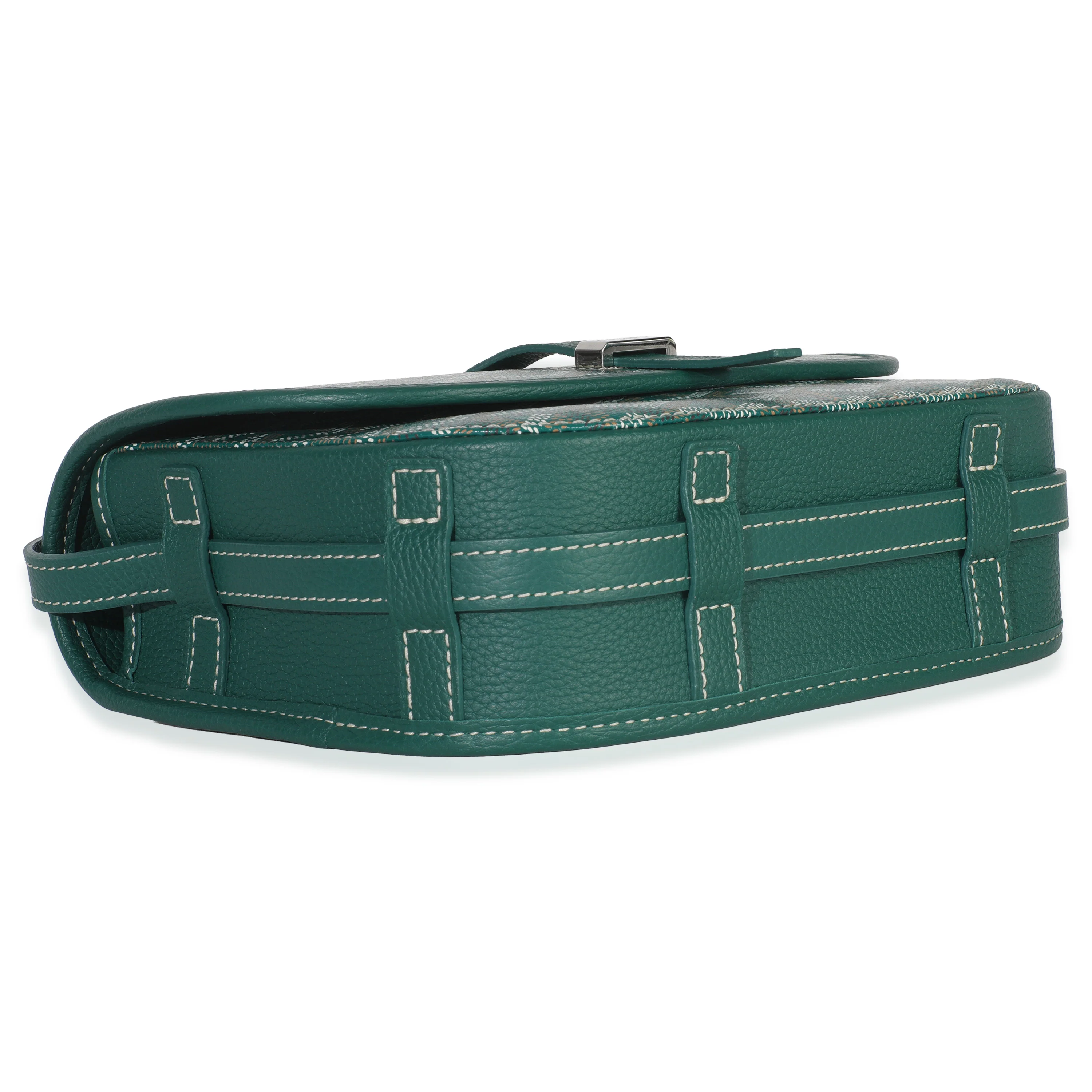 Green Goyardine Canvas Belvedere II PM - Image 6