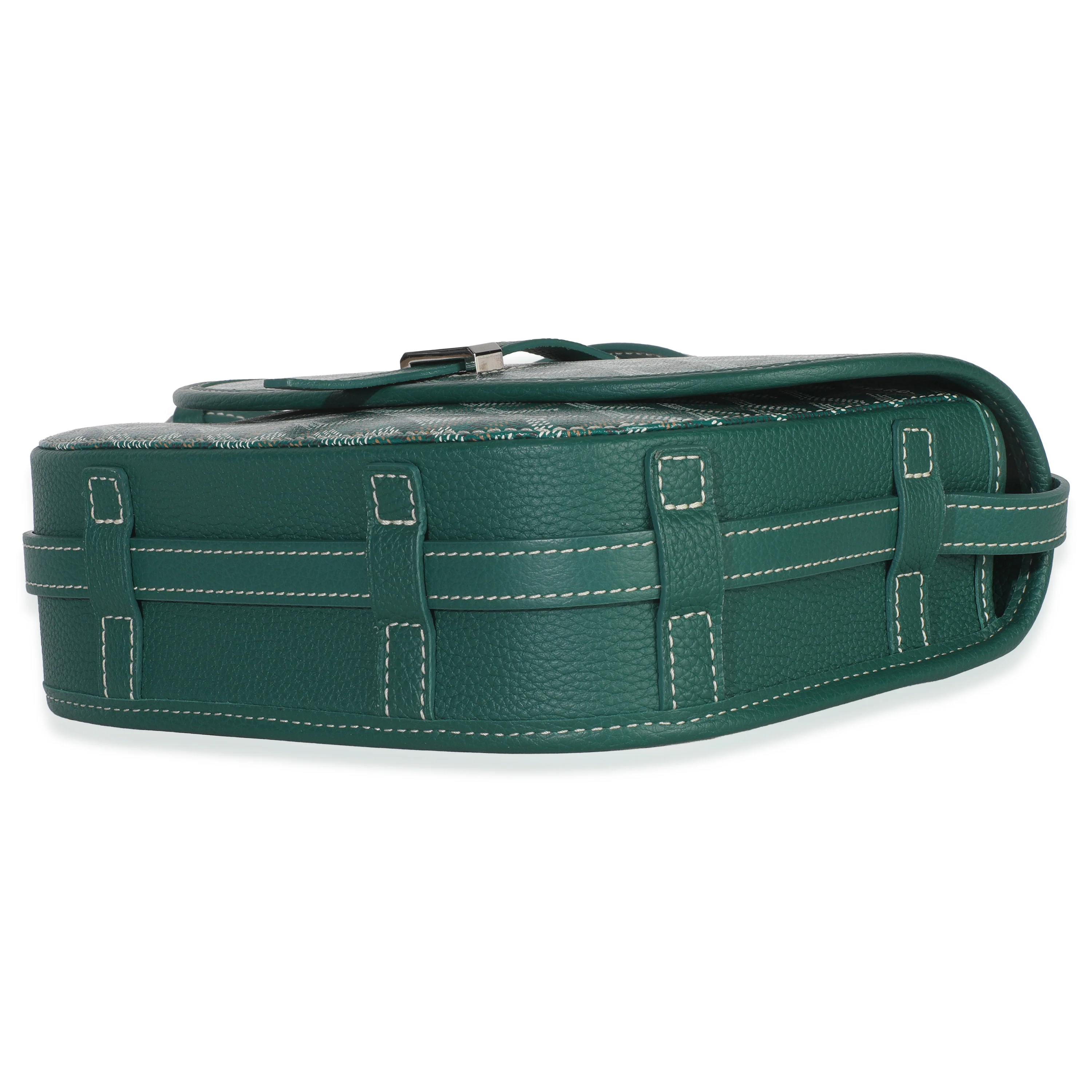 Green Goyardine Canvas Belvedere II PM - Image 7