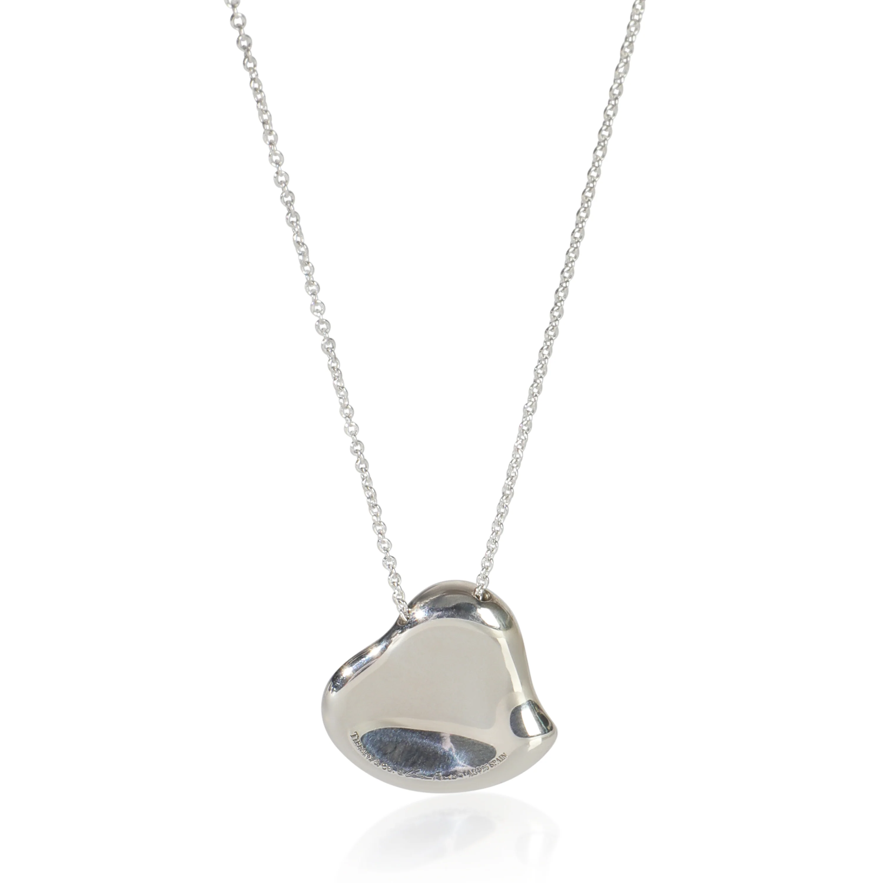 Sterling Silver Elsa Peretti Full Heart Pendant