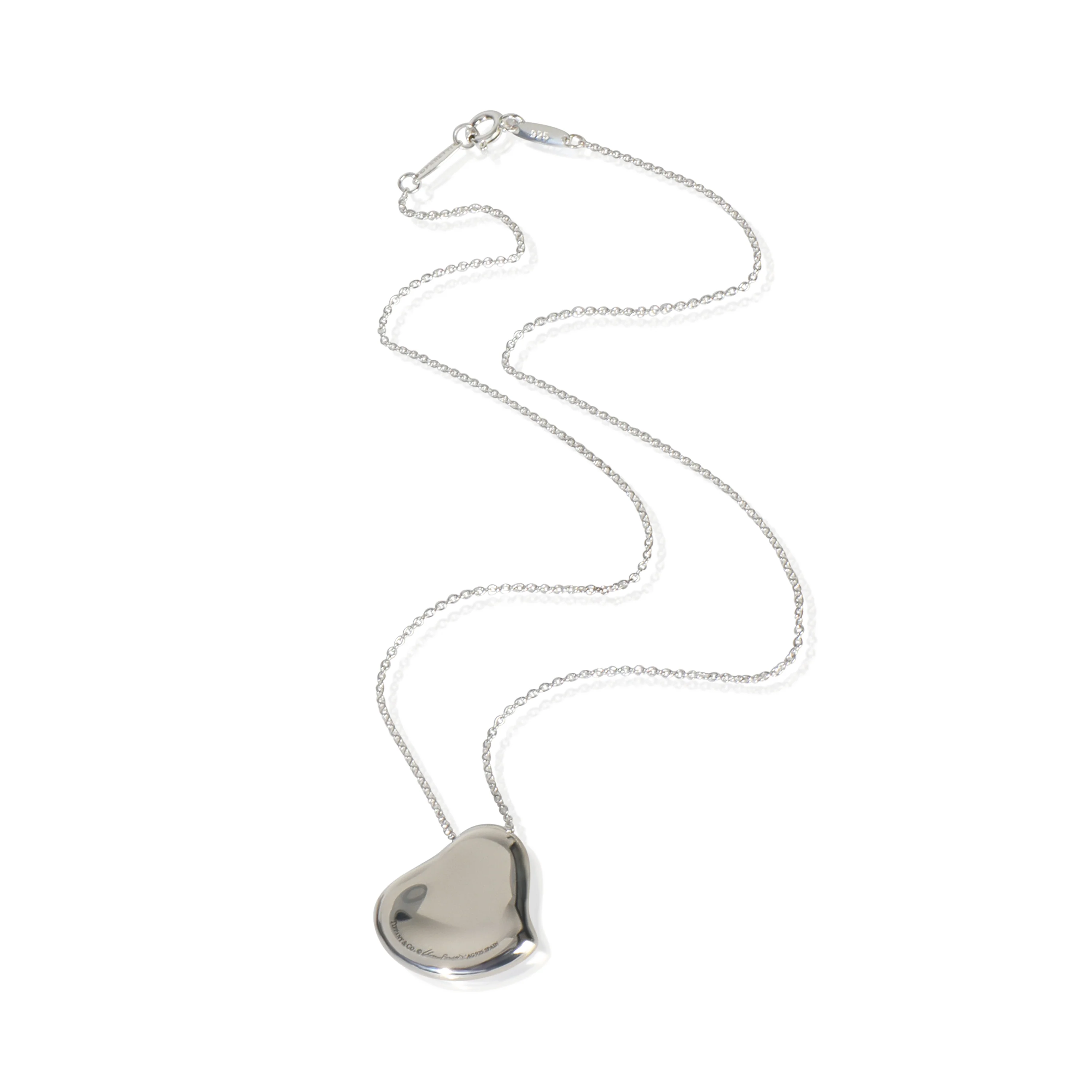 Sterling Silver Elsa Peretti Full Heart Pendant - Image 3