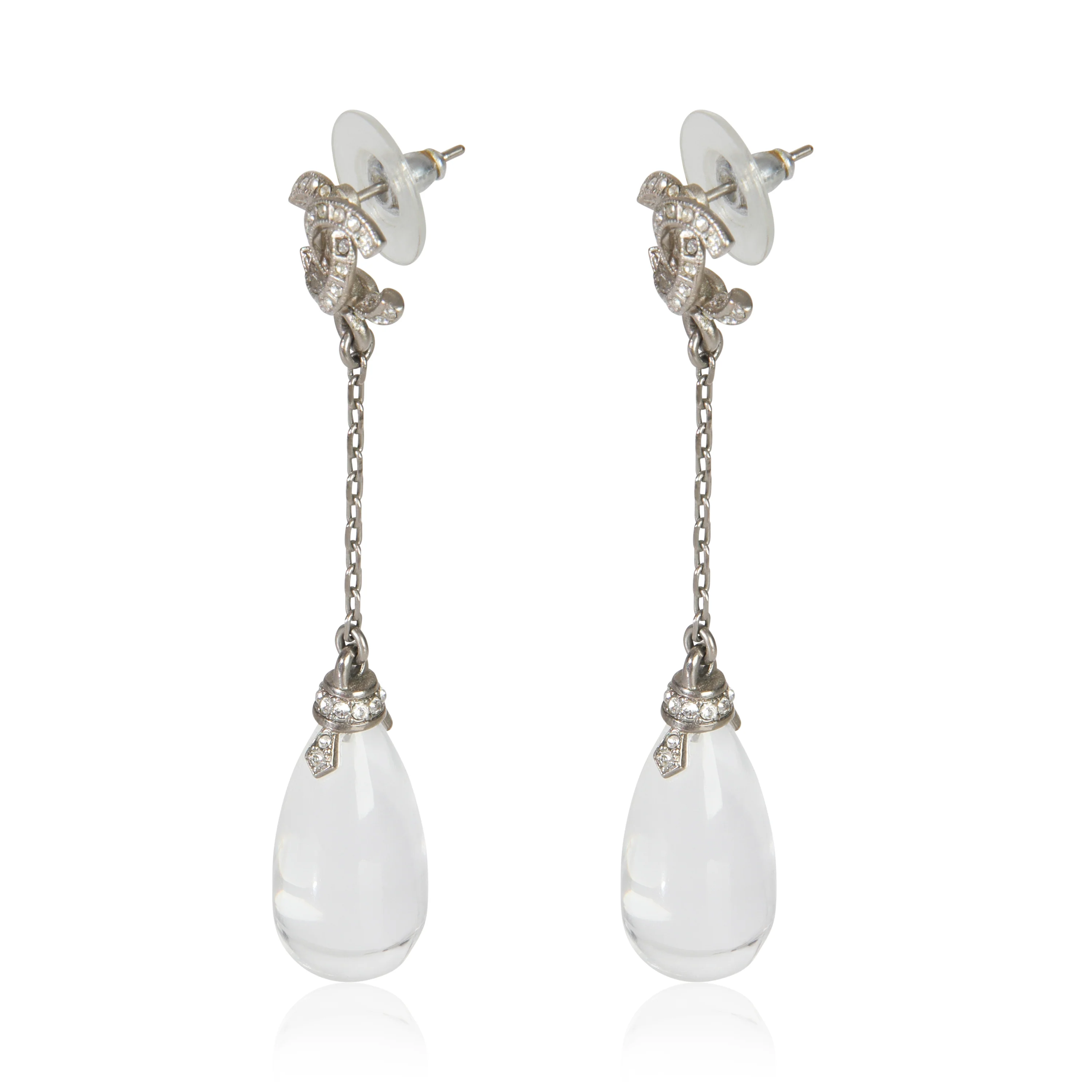 2018 Strass & Resin CC Drop Earrings - Image 2