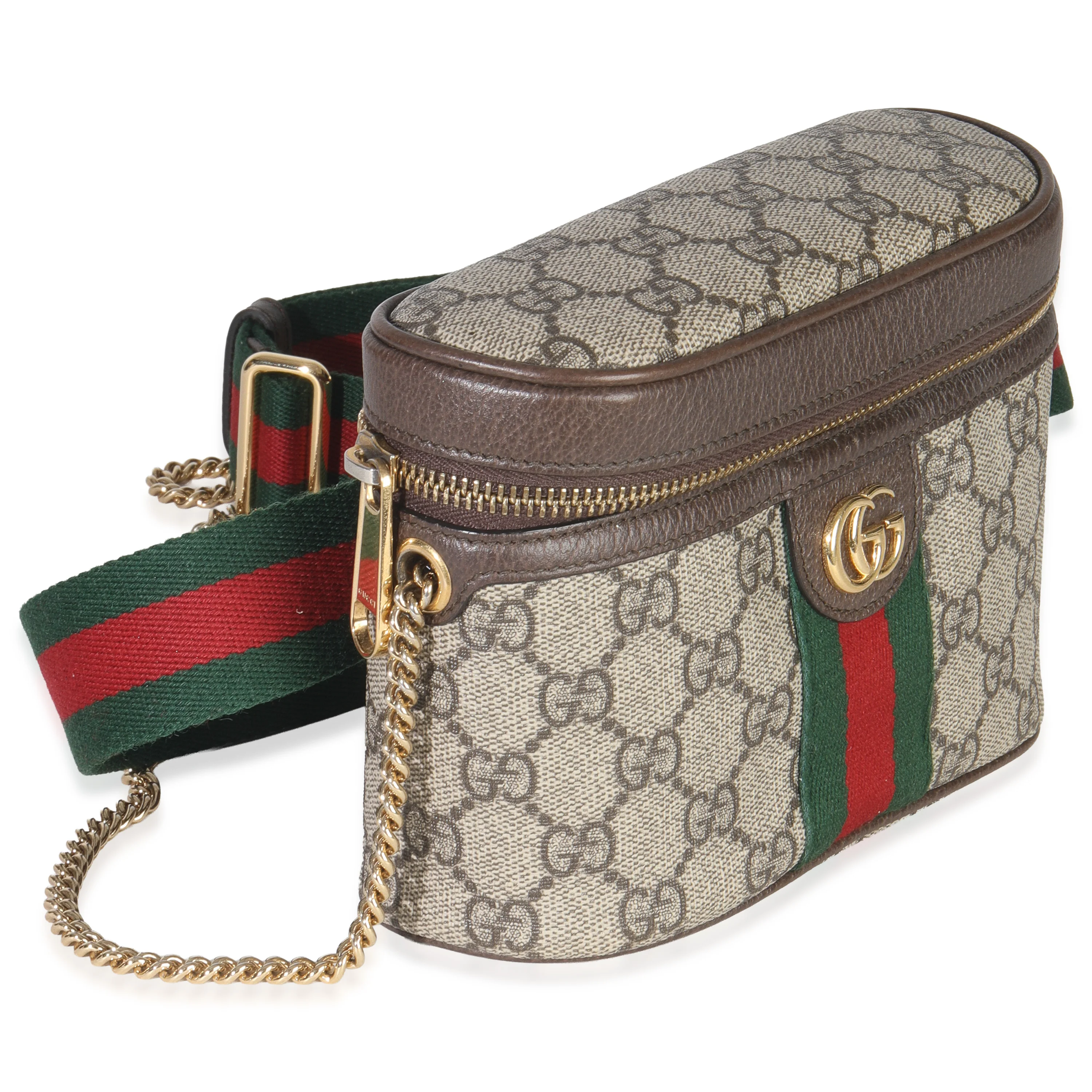 GG Coated Canvas Ophidia Small Chain Belt Bag - Image 3