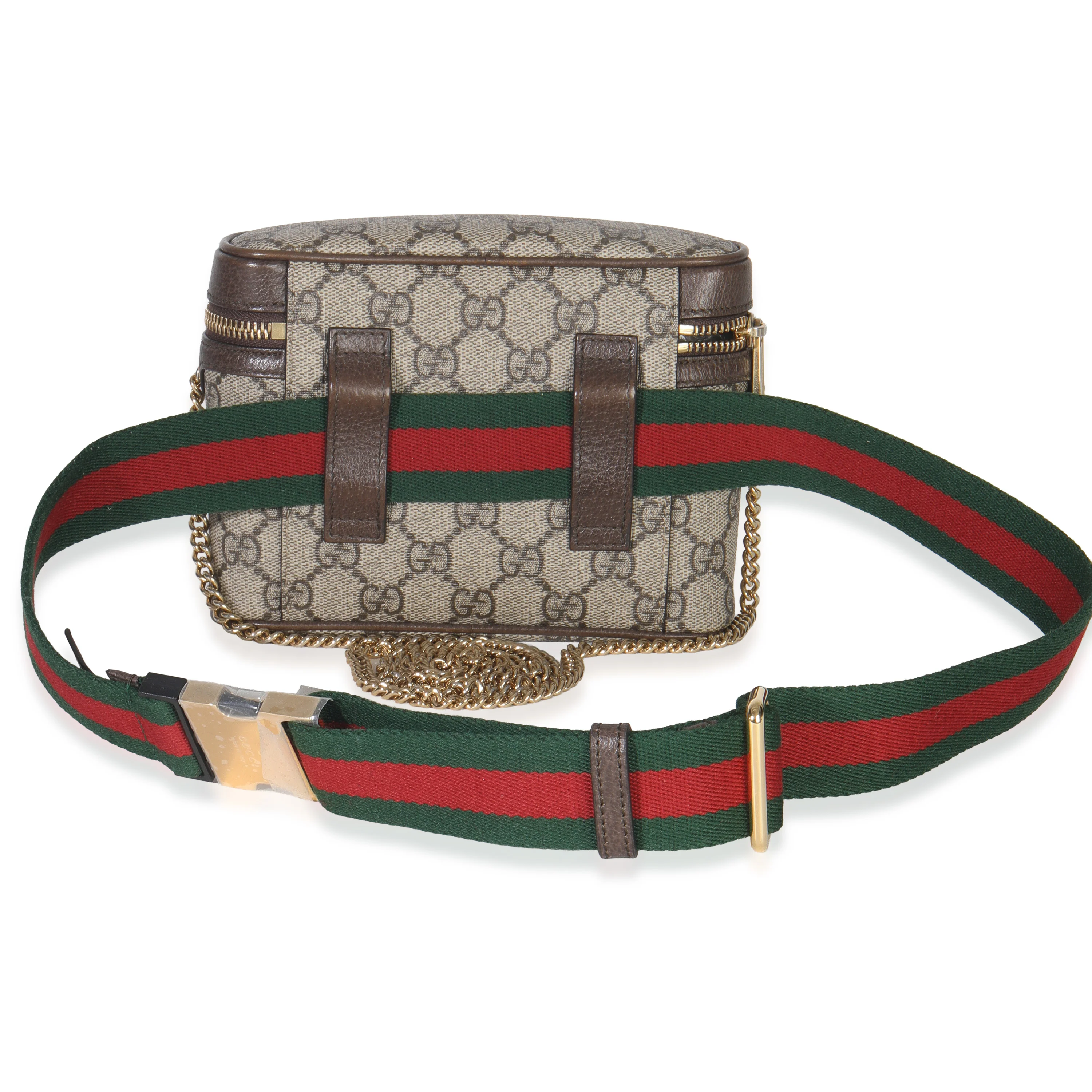 GG Coated Canvas Ophidia Small Chain Belt Bag - Image 4