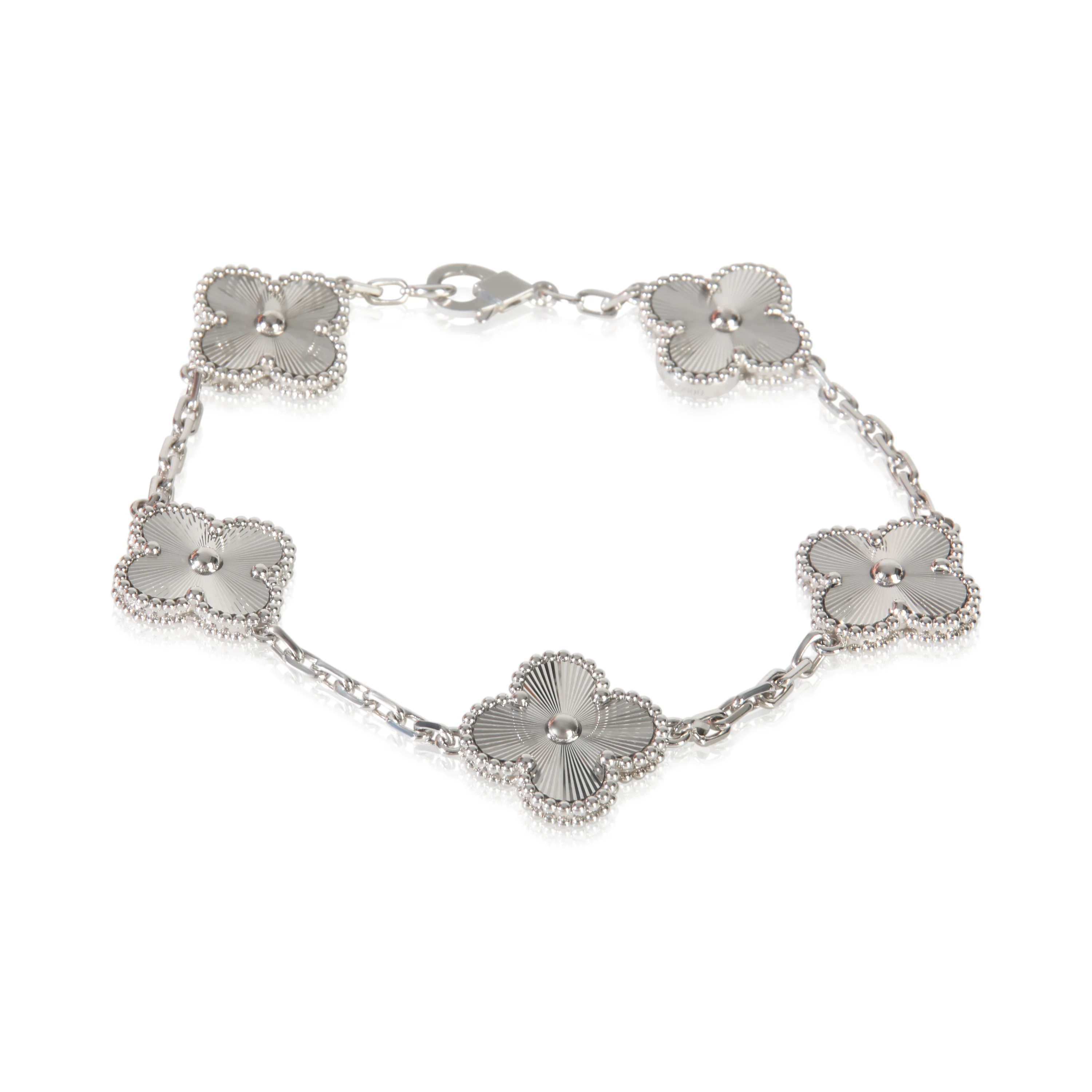 White Gold Vintage Alhambra Bracelet