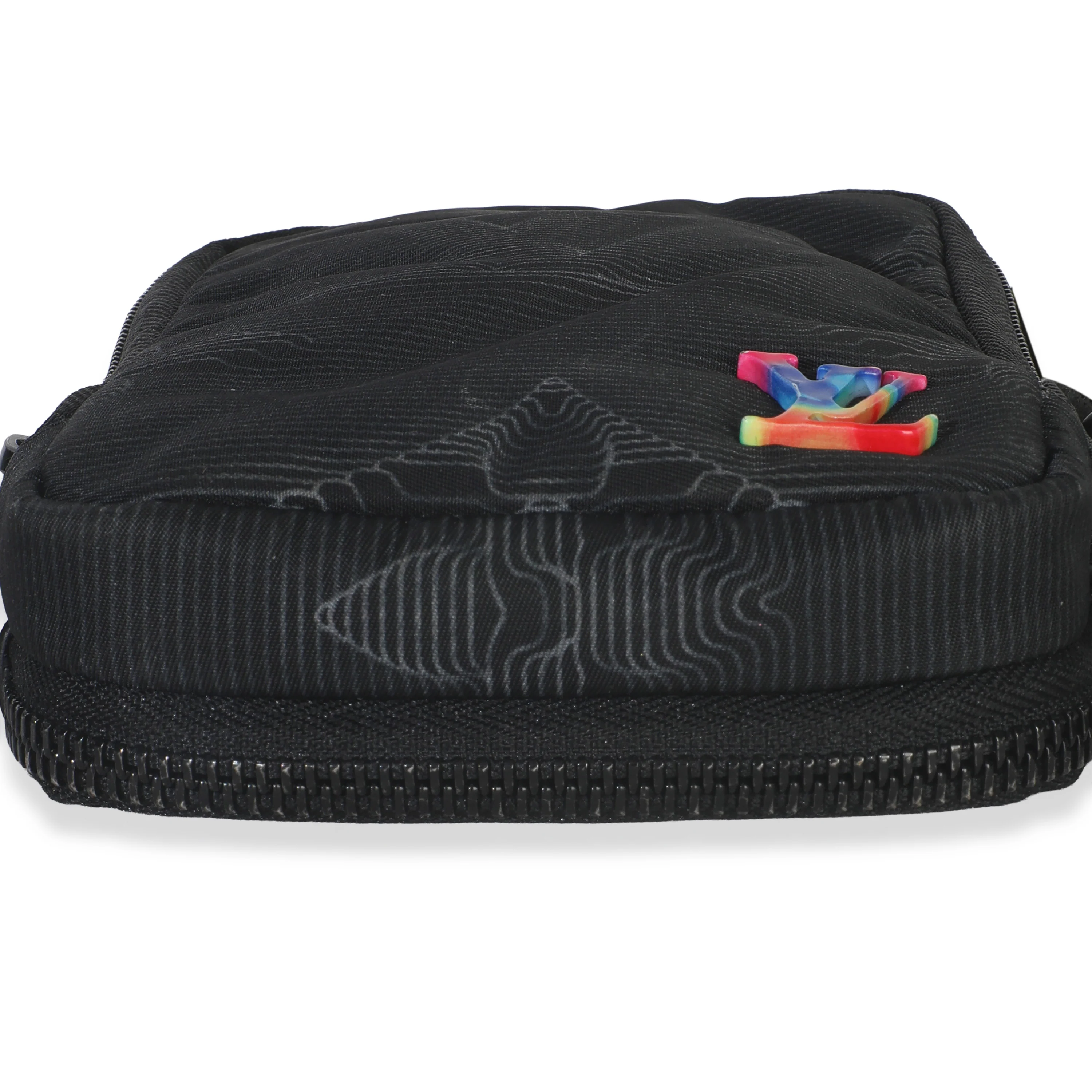 Black Nylon Monogram 2054 Double Phone Pouch - Image 5