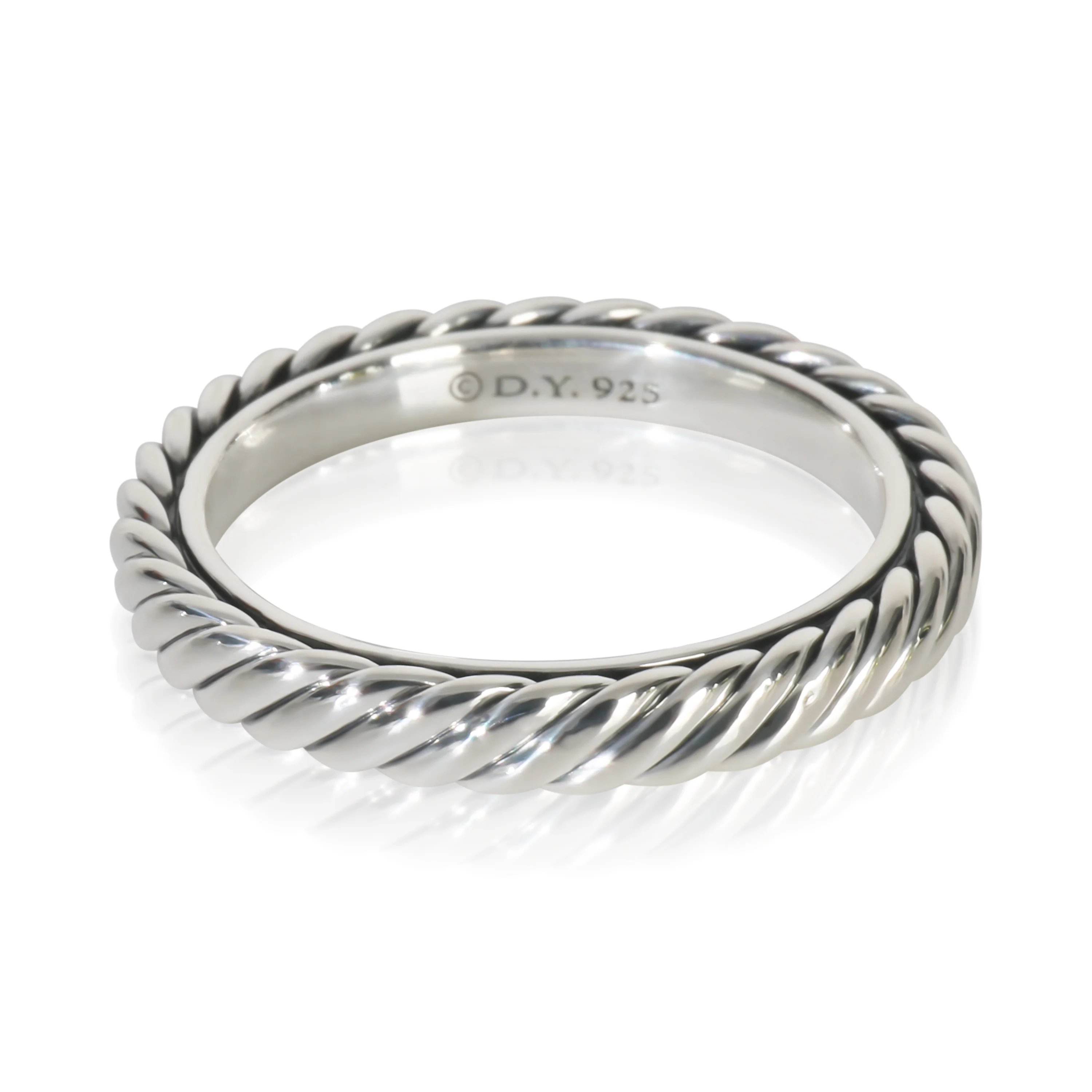 Sterling Silver  Cable Ring