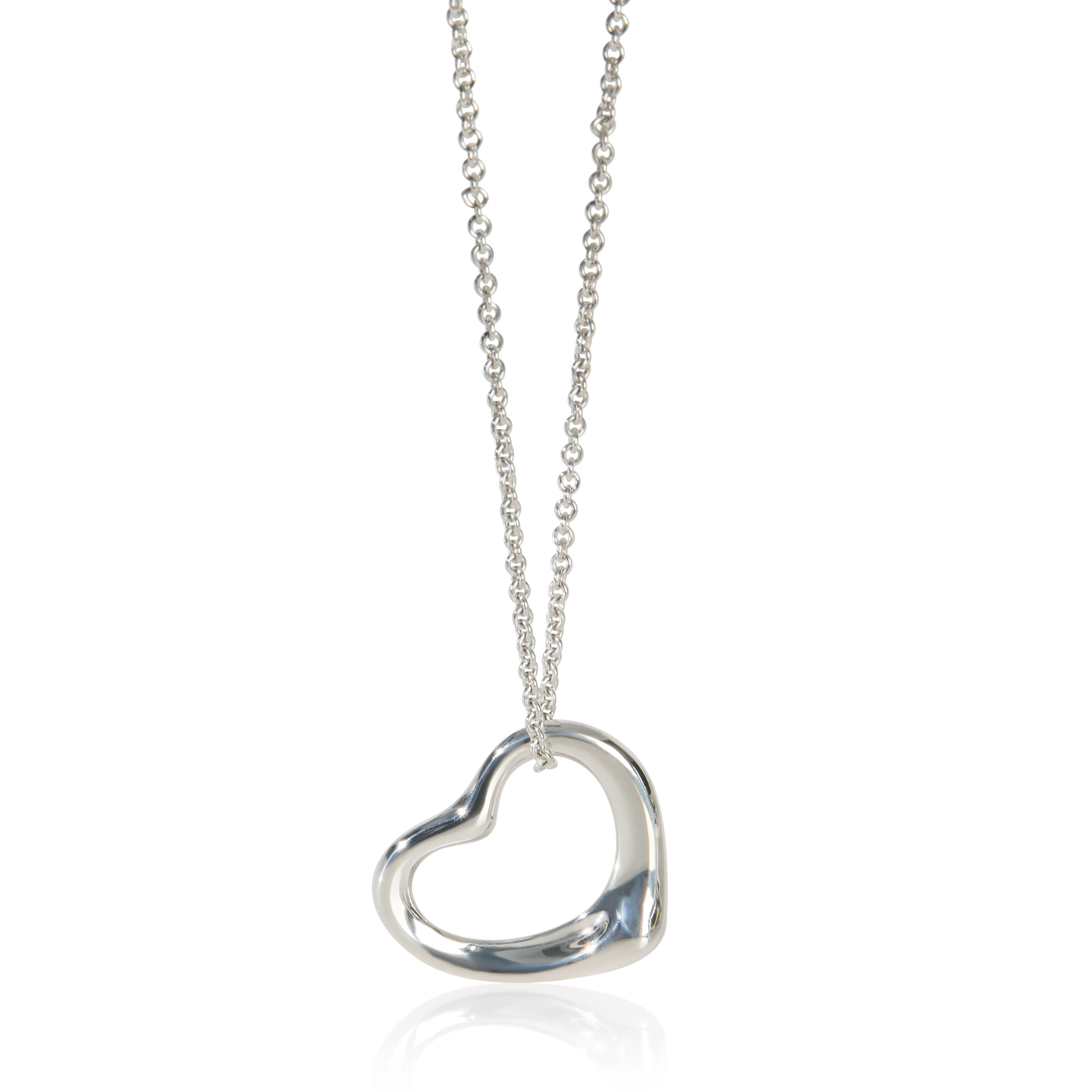 Sterling Silver Elsa Peretti Open Heart Pendant