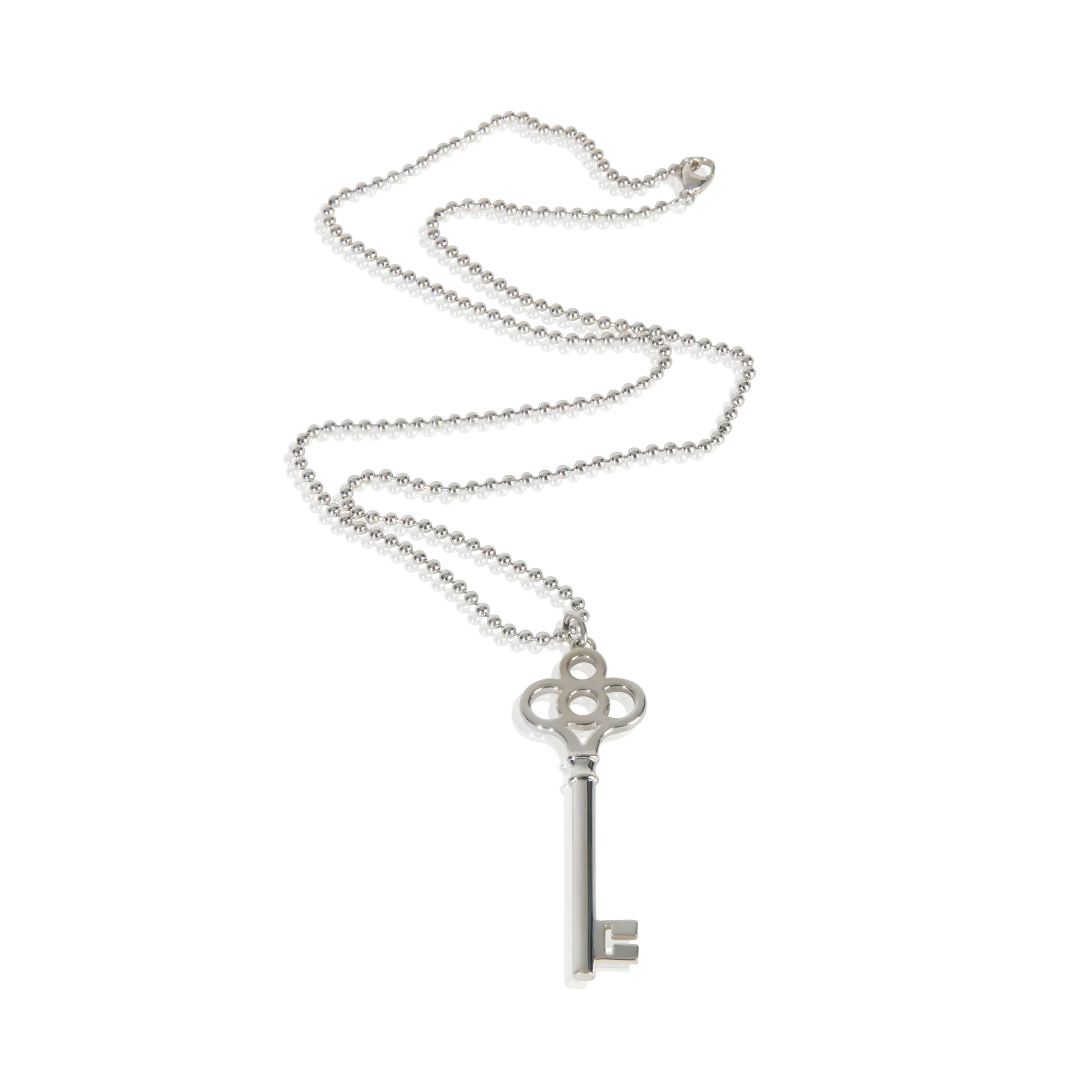 Sterling Silver  Crown Key Pendant - Image 3