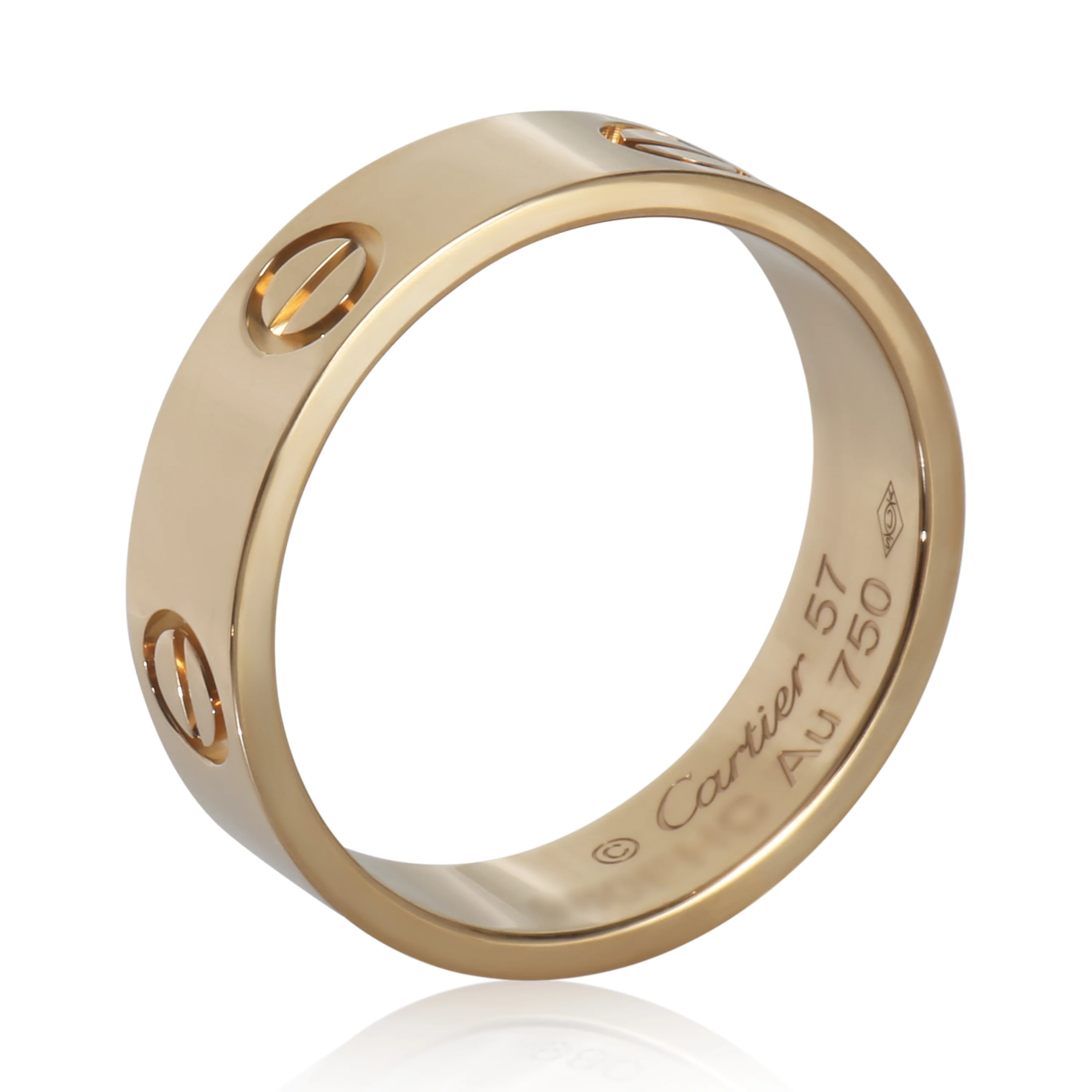 Yellow Gold  Love Ring - Image 6