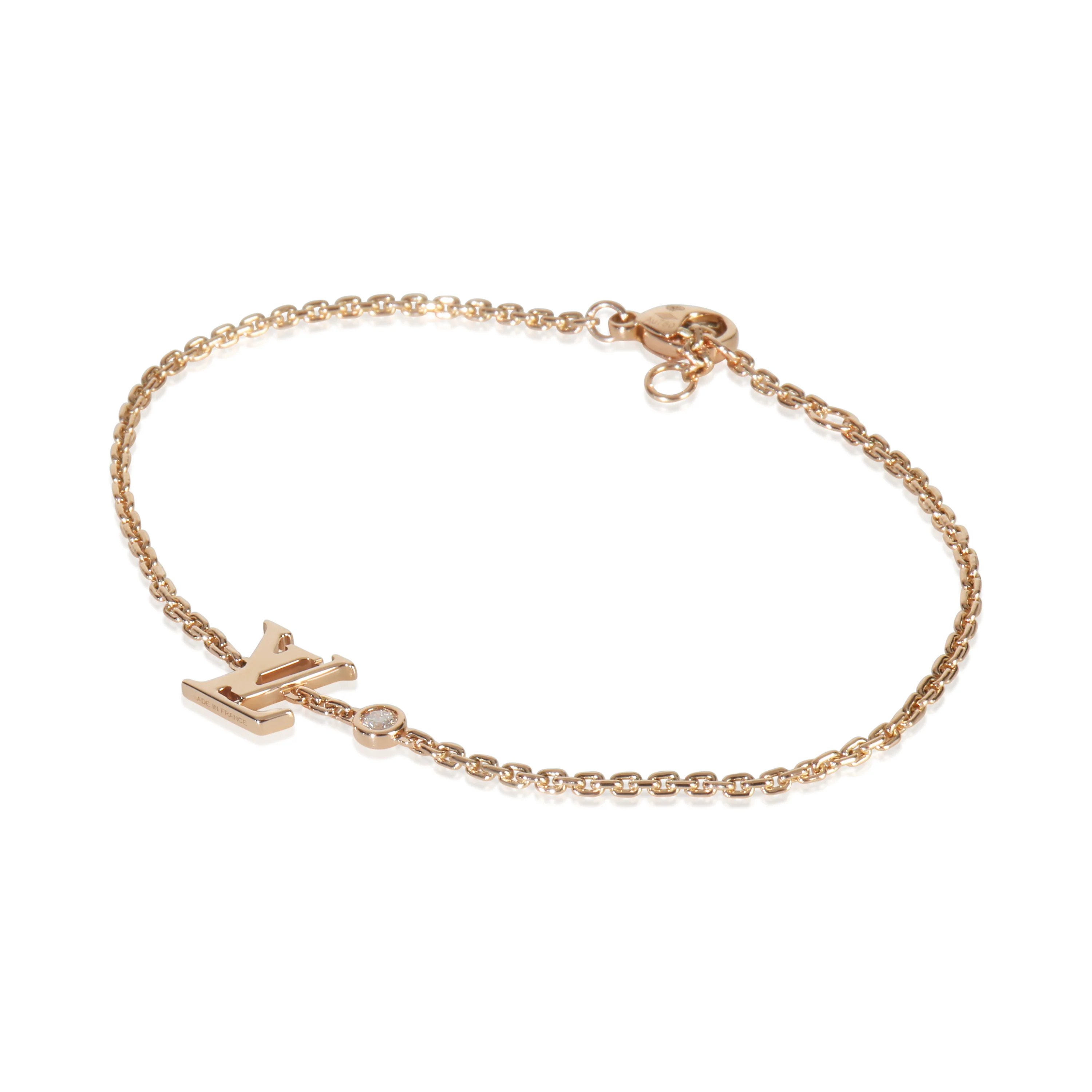 Rose Gold Diamond Idylle Blossom LV Bracelet - Image 2