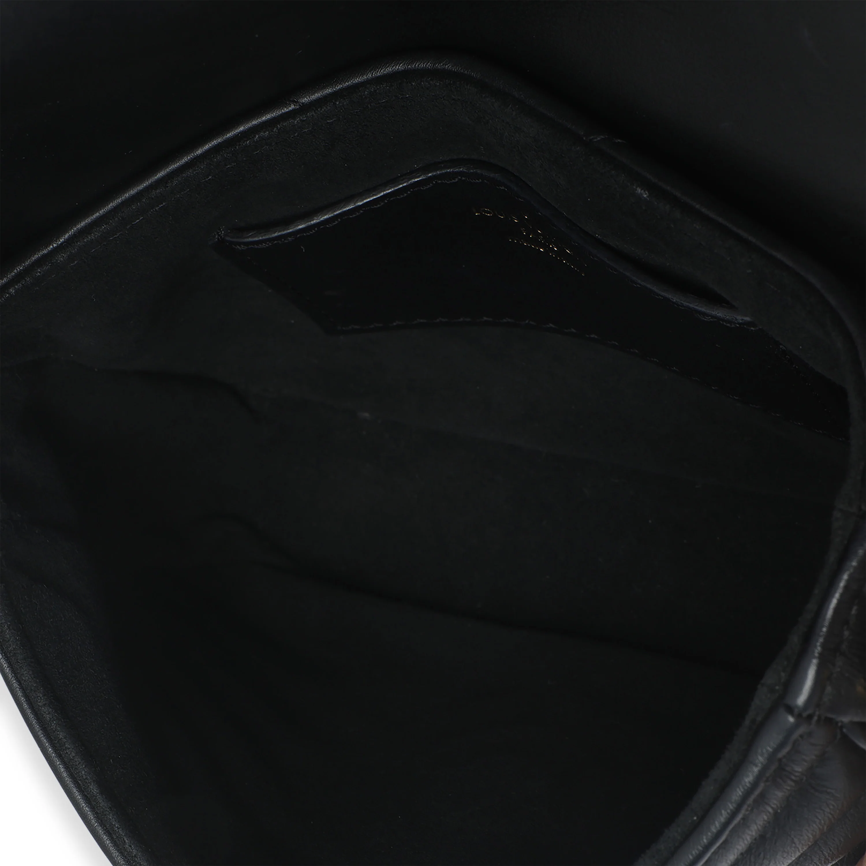 Black Quilted Calfskin New Wave Pochette - Image 9