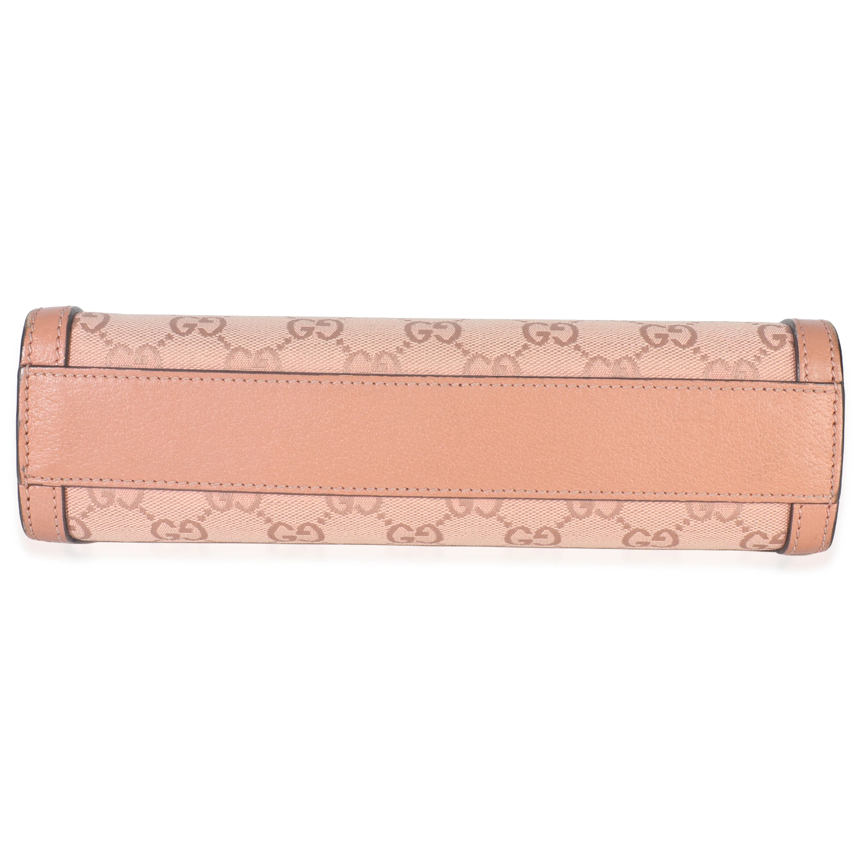 Light Pink GG Canvas Small Ophidia Chain Shoulder Bag - Image 5