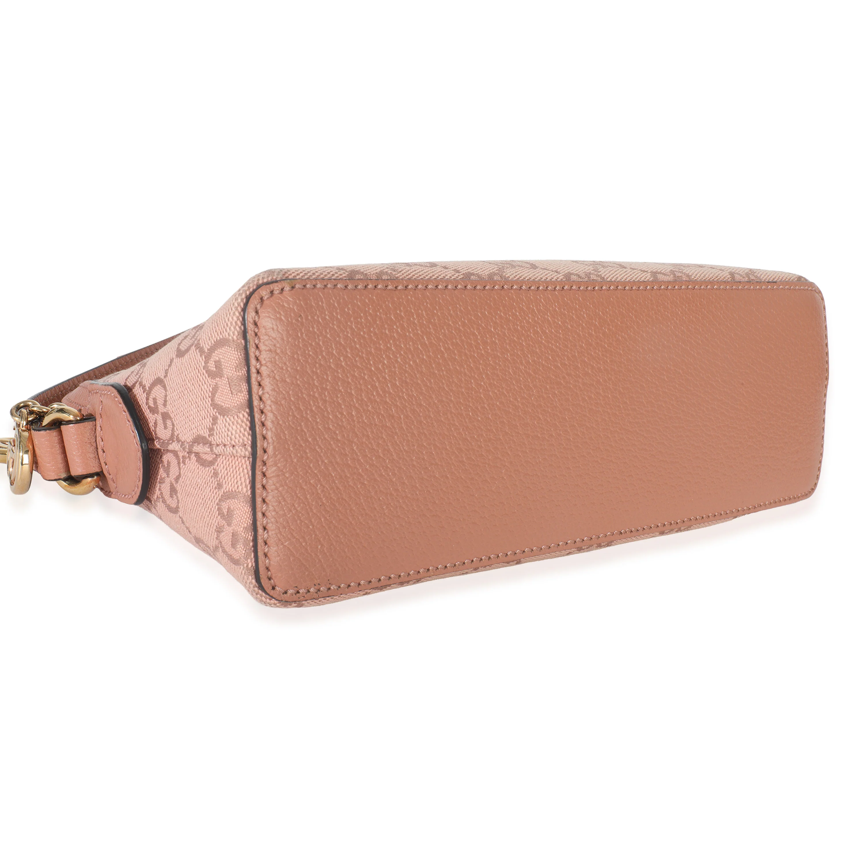 Pink GG Canvas Small Dome Ophidia Crossbody Bag - Image 6