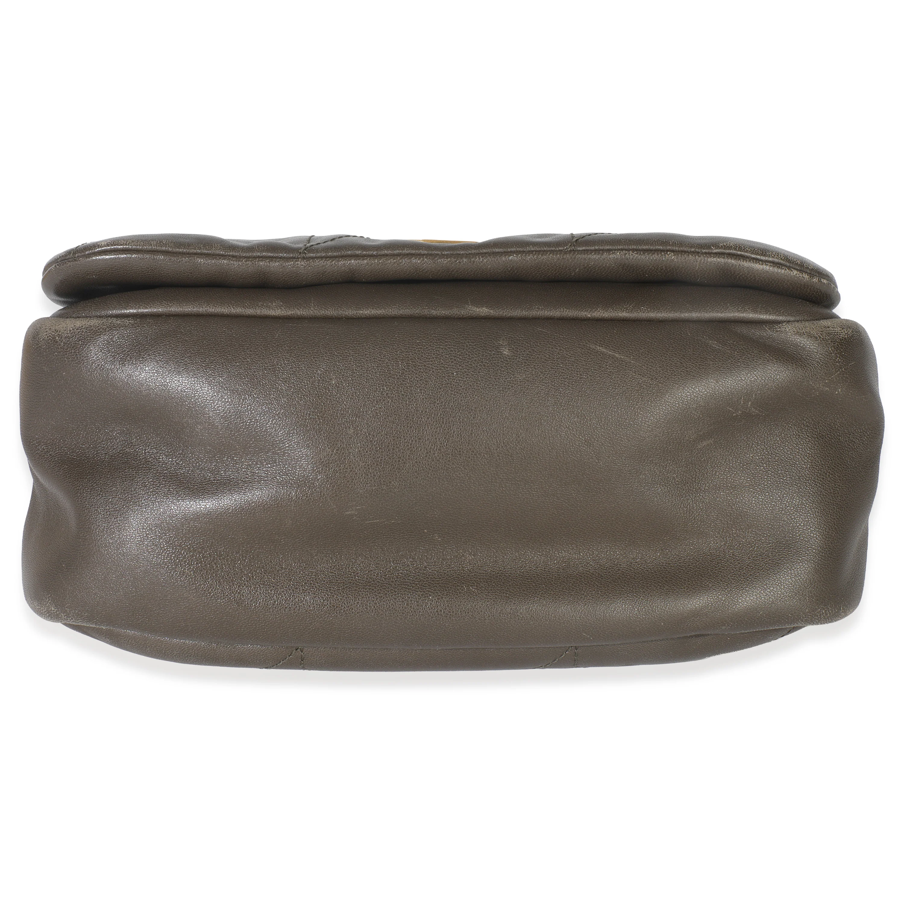 Olive Lambskin Matelasse Monogram Small Jamie 4.3 - Image 5