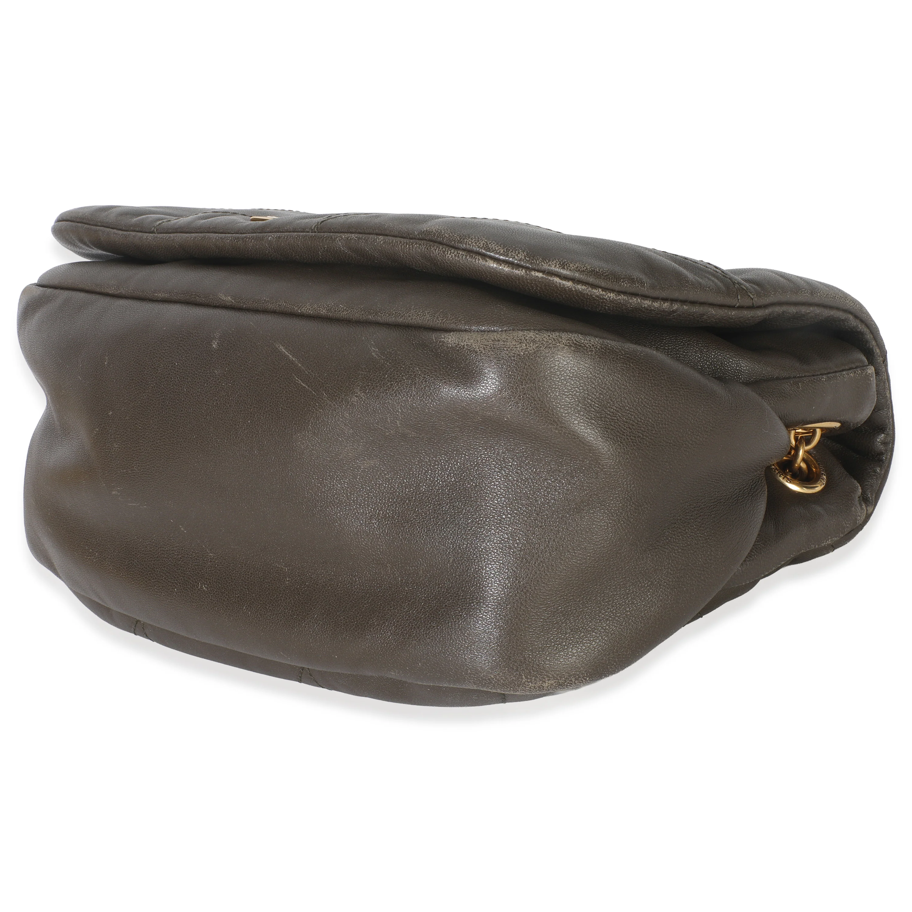 Olive Lambskin Matelasse Monogram Small Jamie 4.3 - Image 7