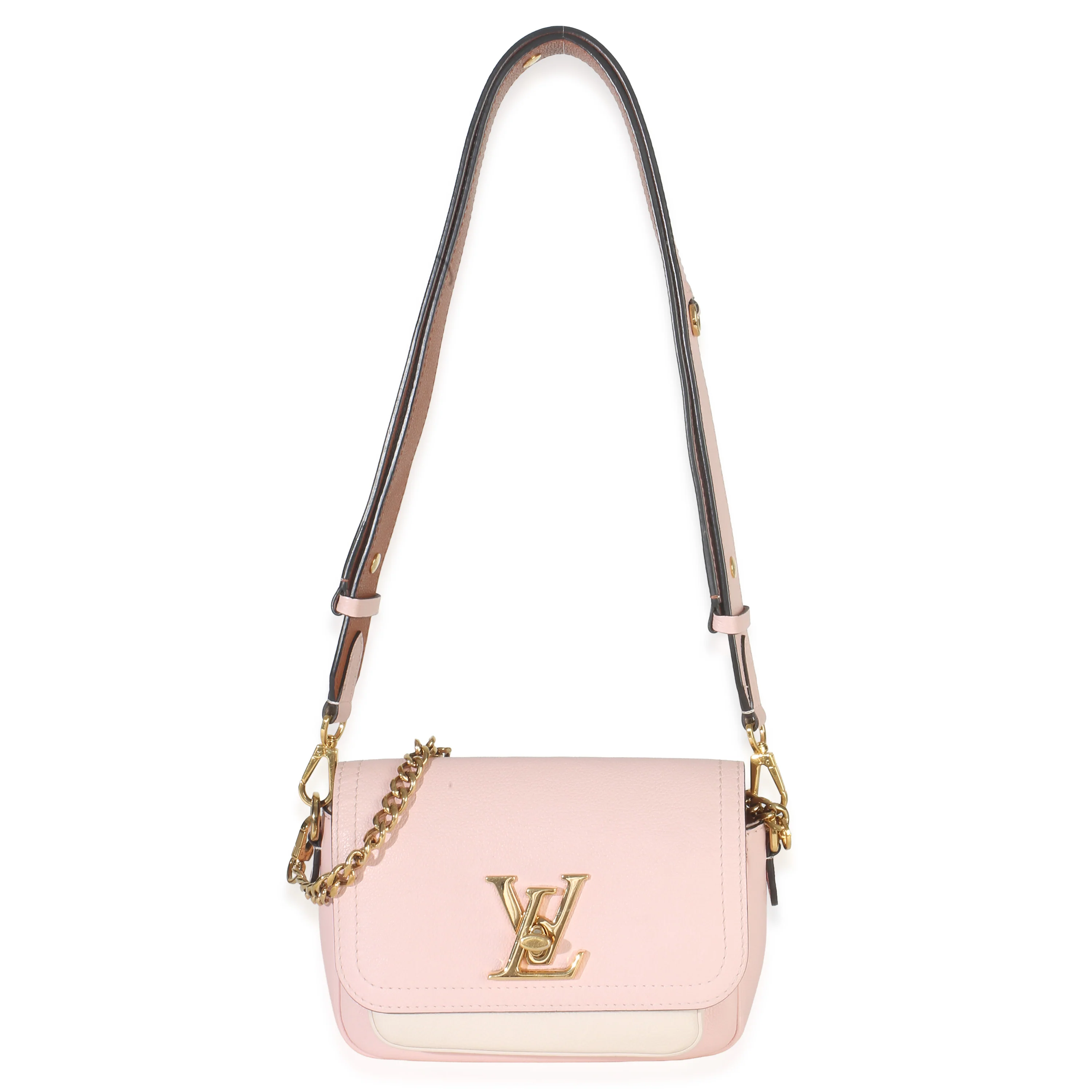 Rose Water Grained Calfskin Lockme Tender - Image 7