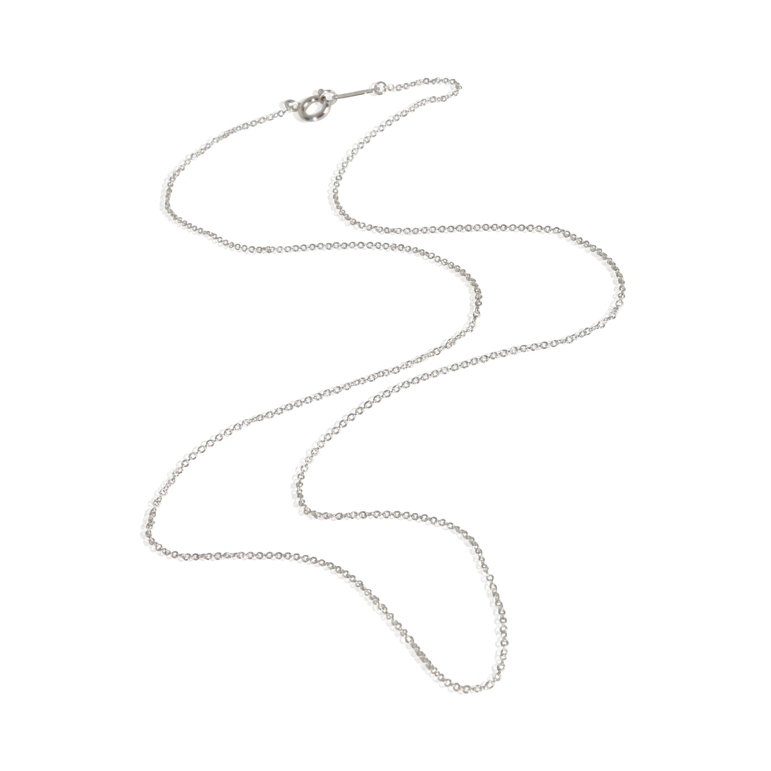 Sterling Silver Elsa Peretti Cable Chain Necklace - Image 3