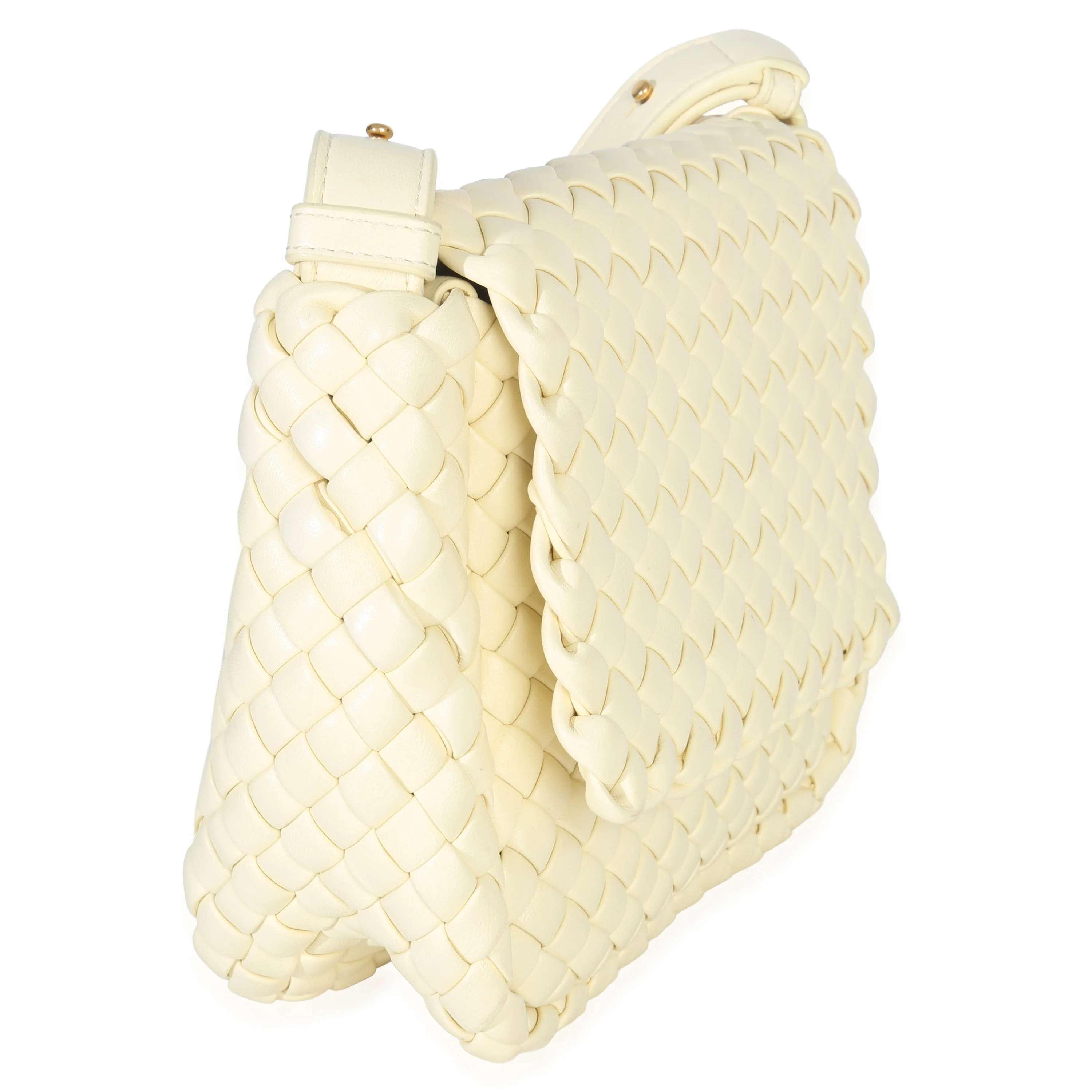 Chamomile Nappa Intreccio Mini Cobble Shoulder Bag - Image 6