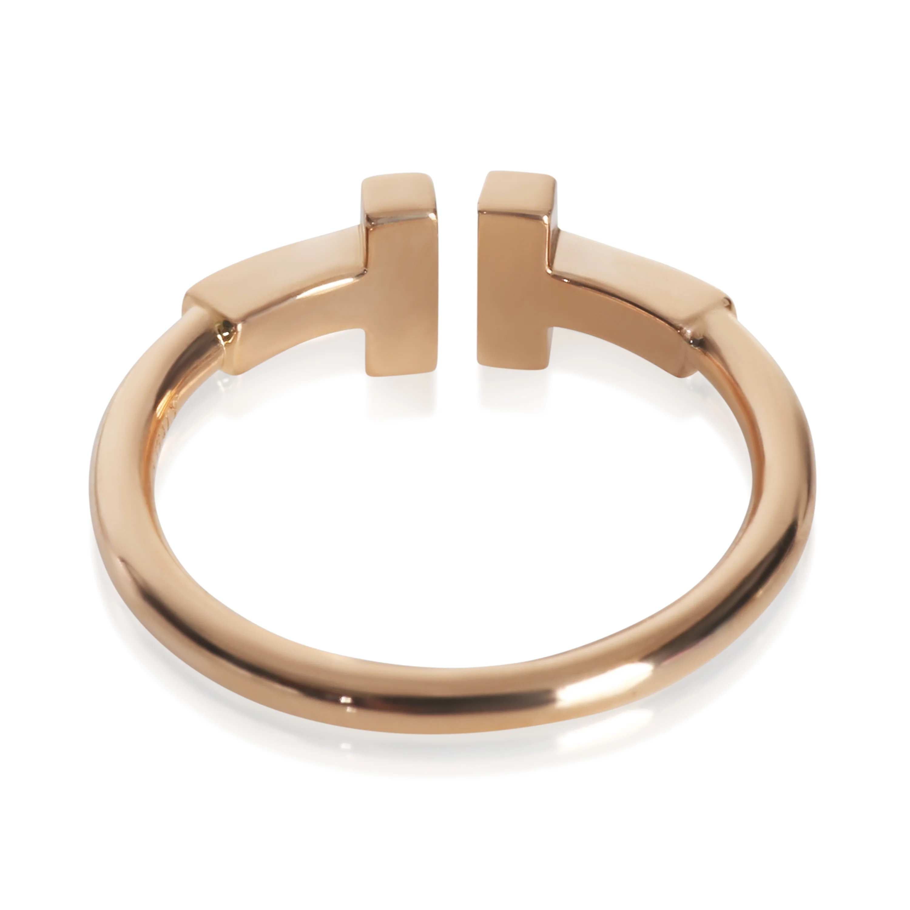 Rose Gold Tiffany T Ring - Image 3