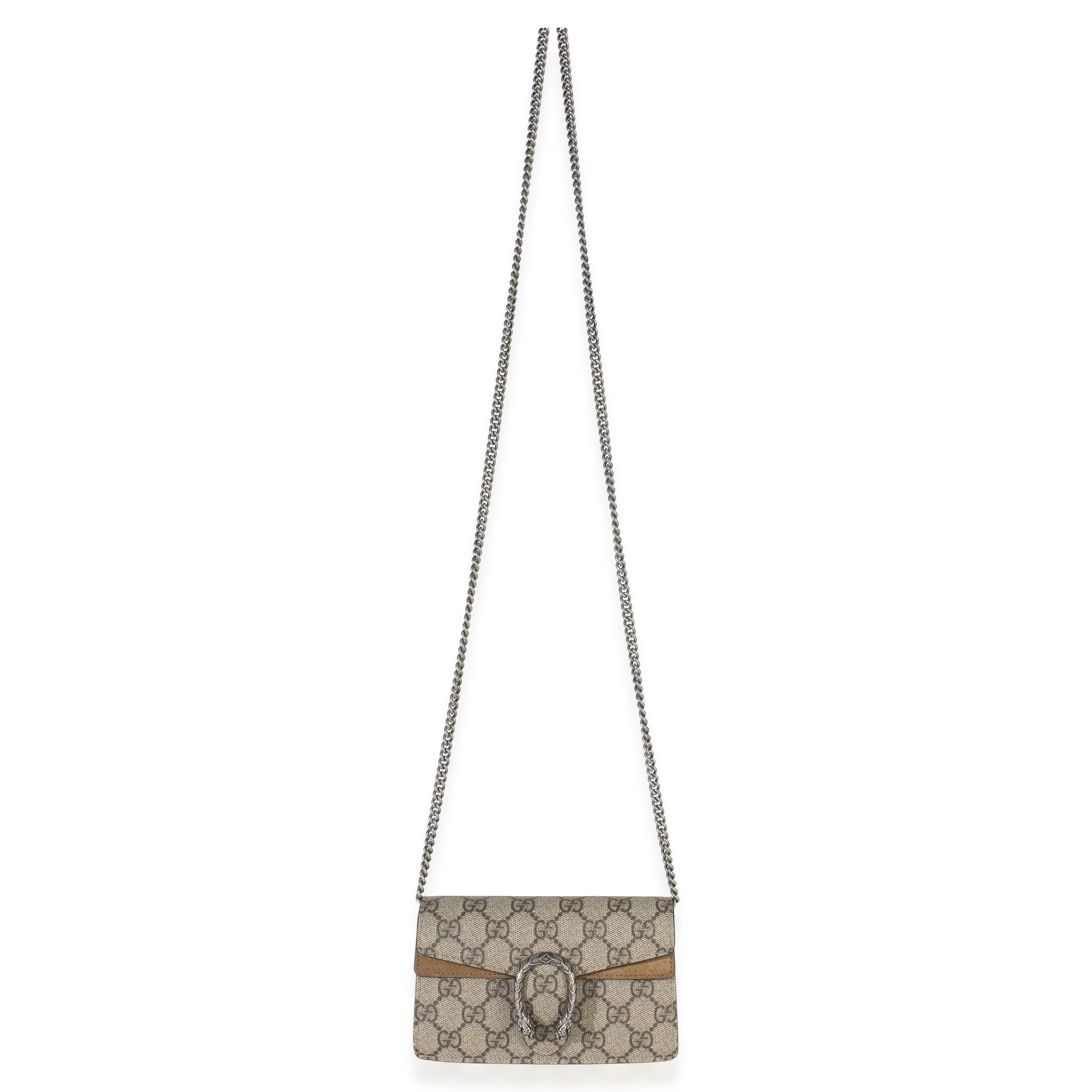 Beige GG Supreme Canvas Super Mini Dionysus - Image 9