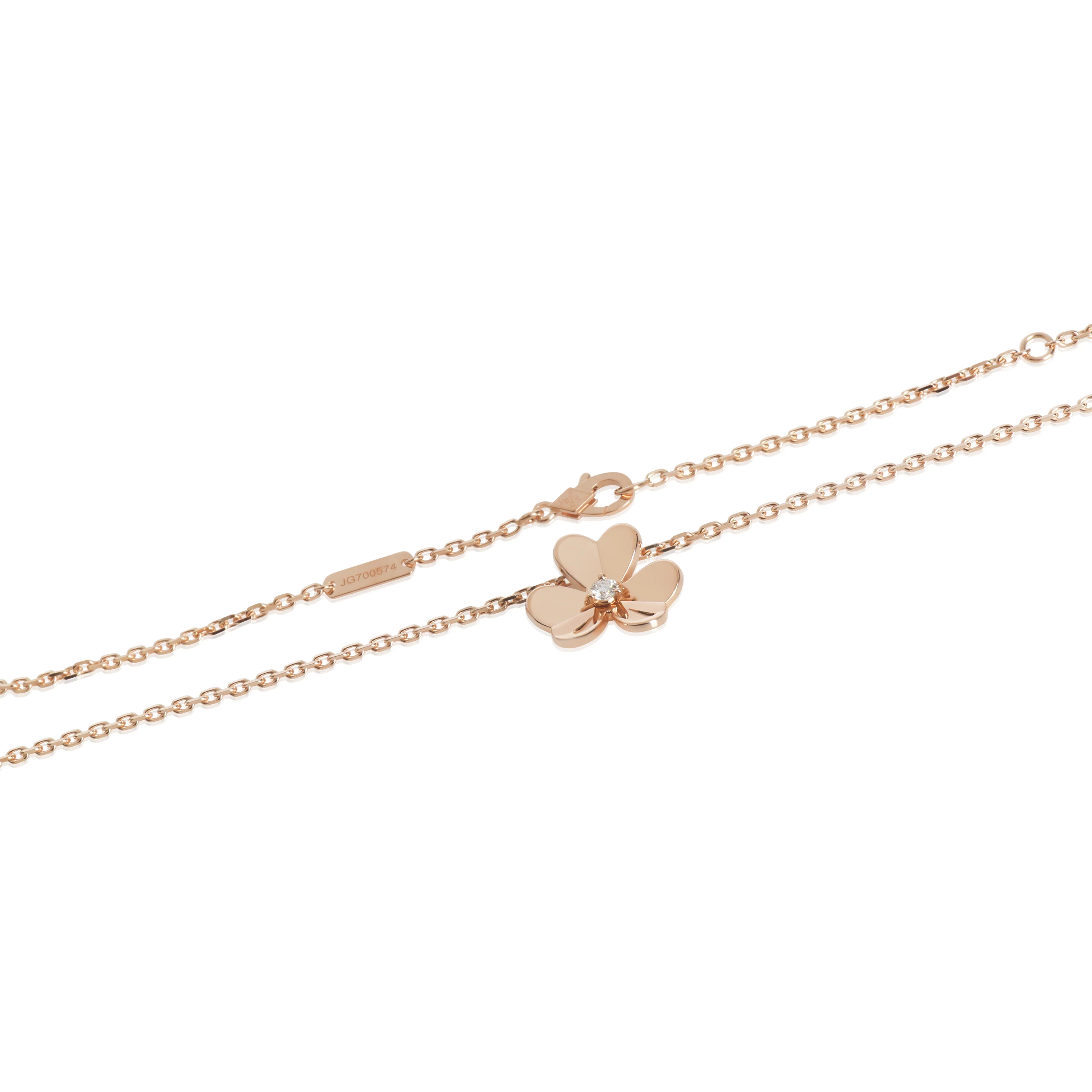 Rose Gold Diamond Small Model Frivole Pendant - Image 2