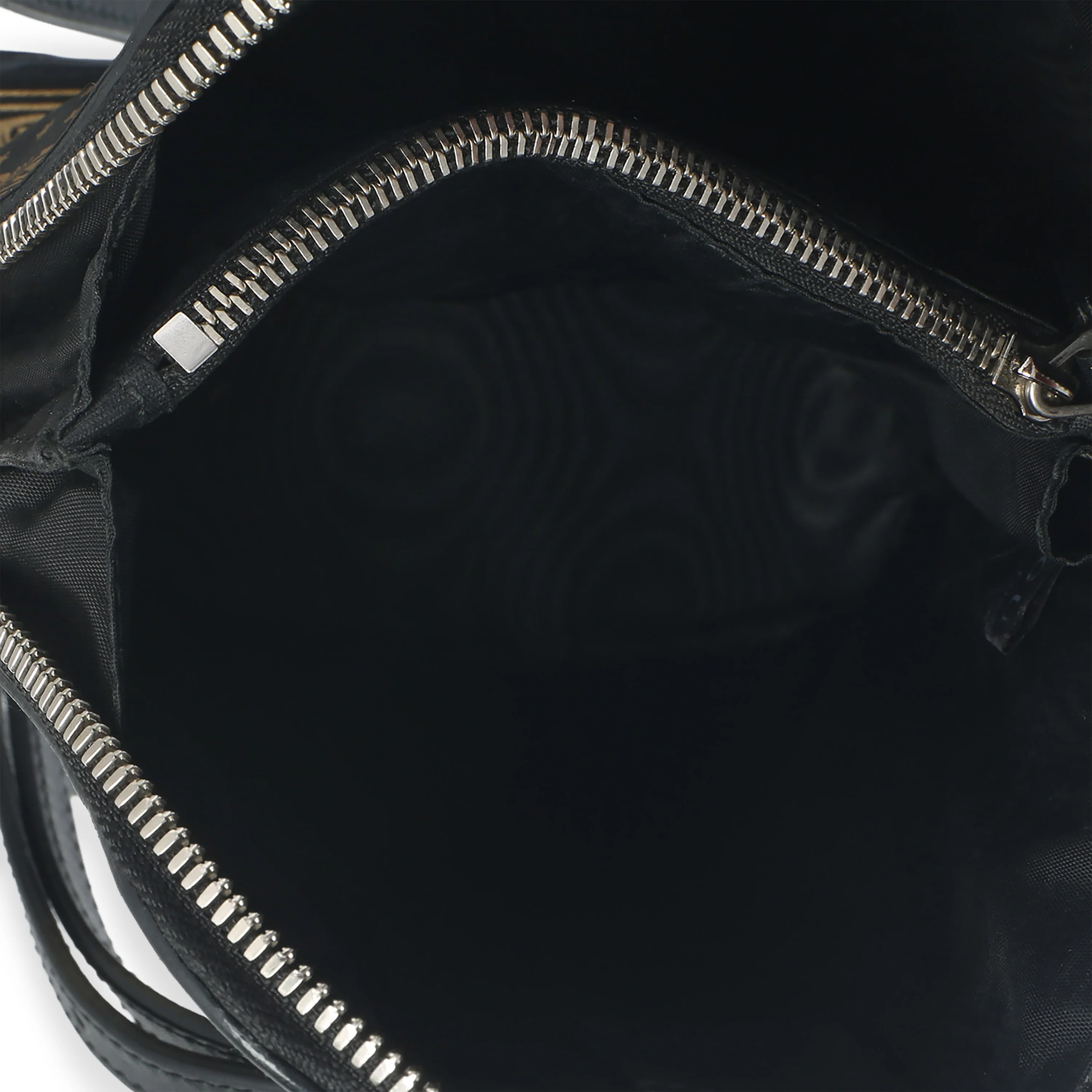 x SEGA Black Calfskin Guccy Stars Mini Dome Shoulder Bag - Image 9