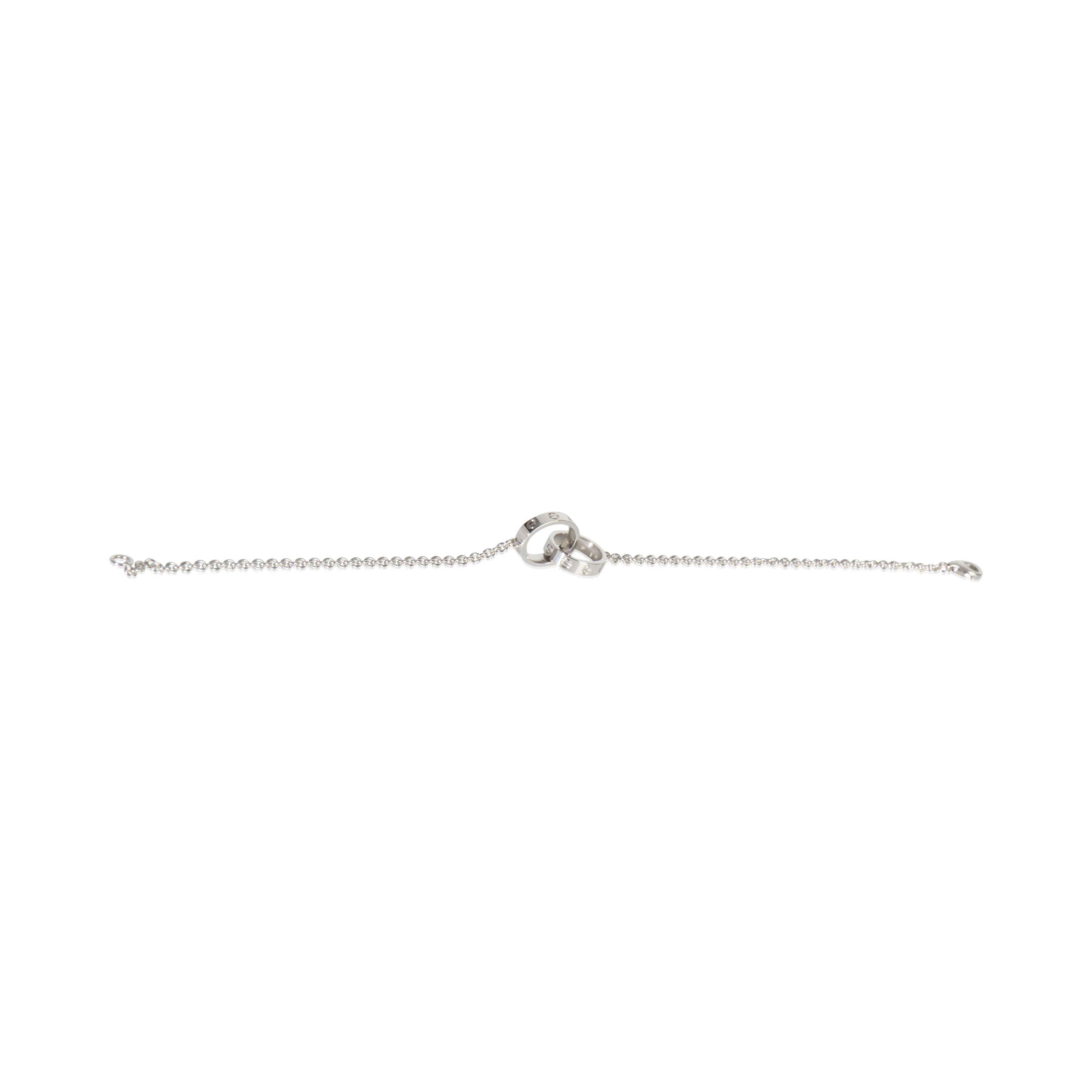 White Gold  Love Bracelet - Image 4