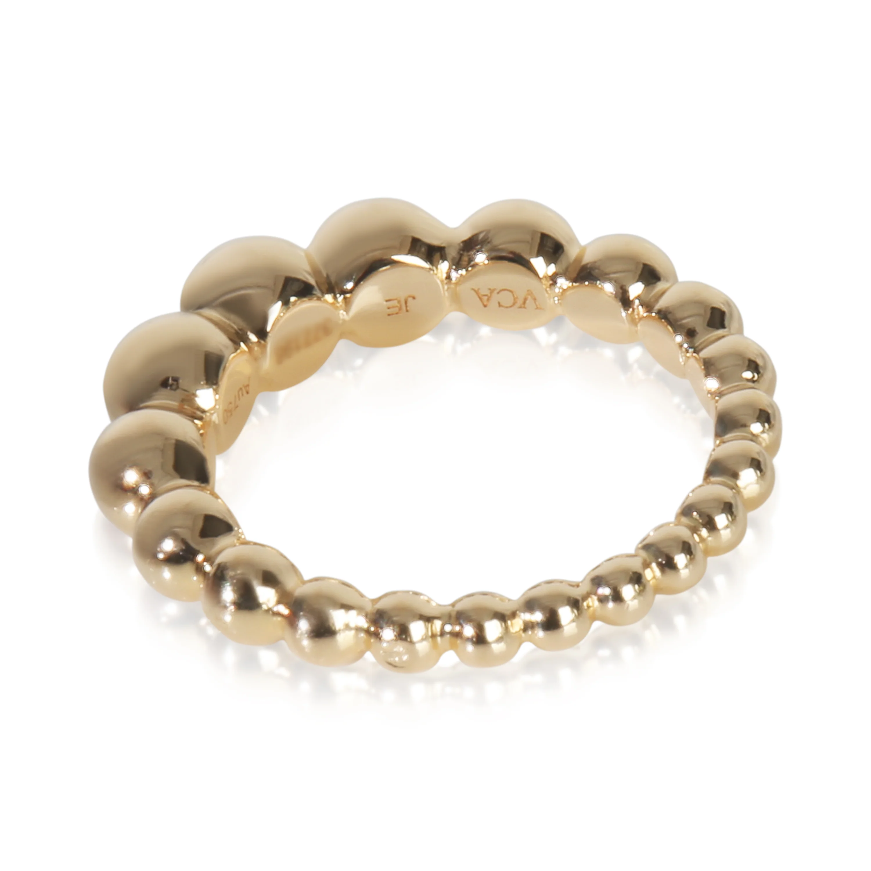 Yellow Gold  Perlee Ring - Image 3