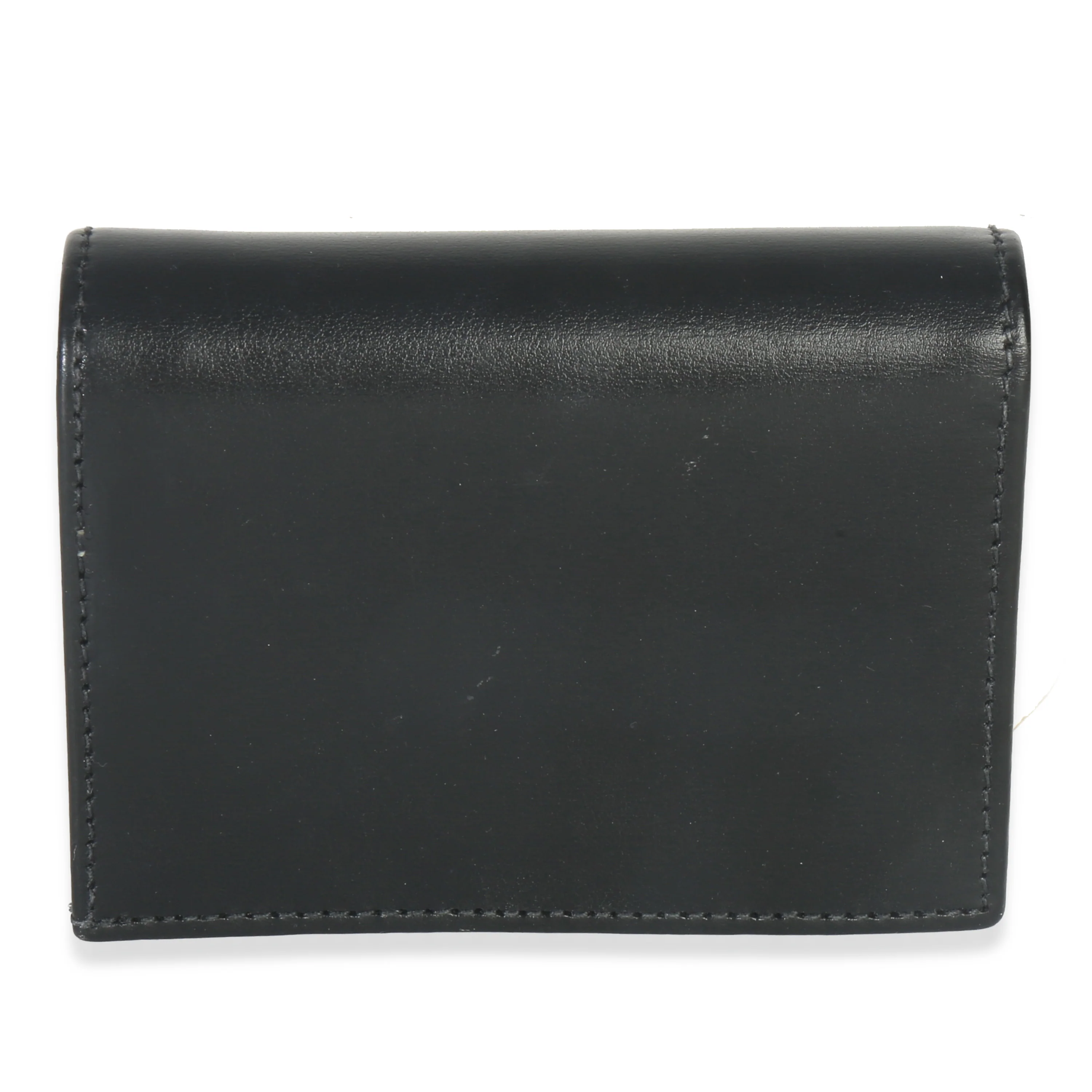 Black Calfskin Horsebit 1955 Card Case - Image 4