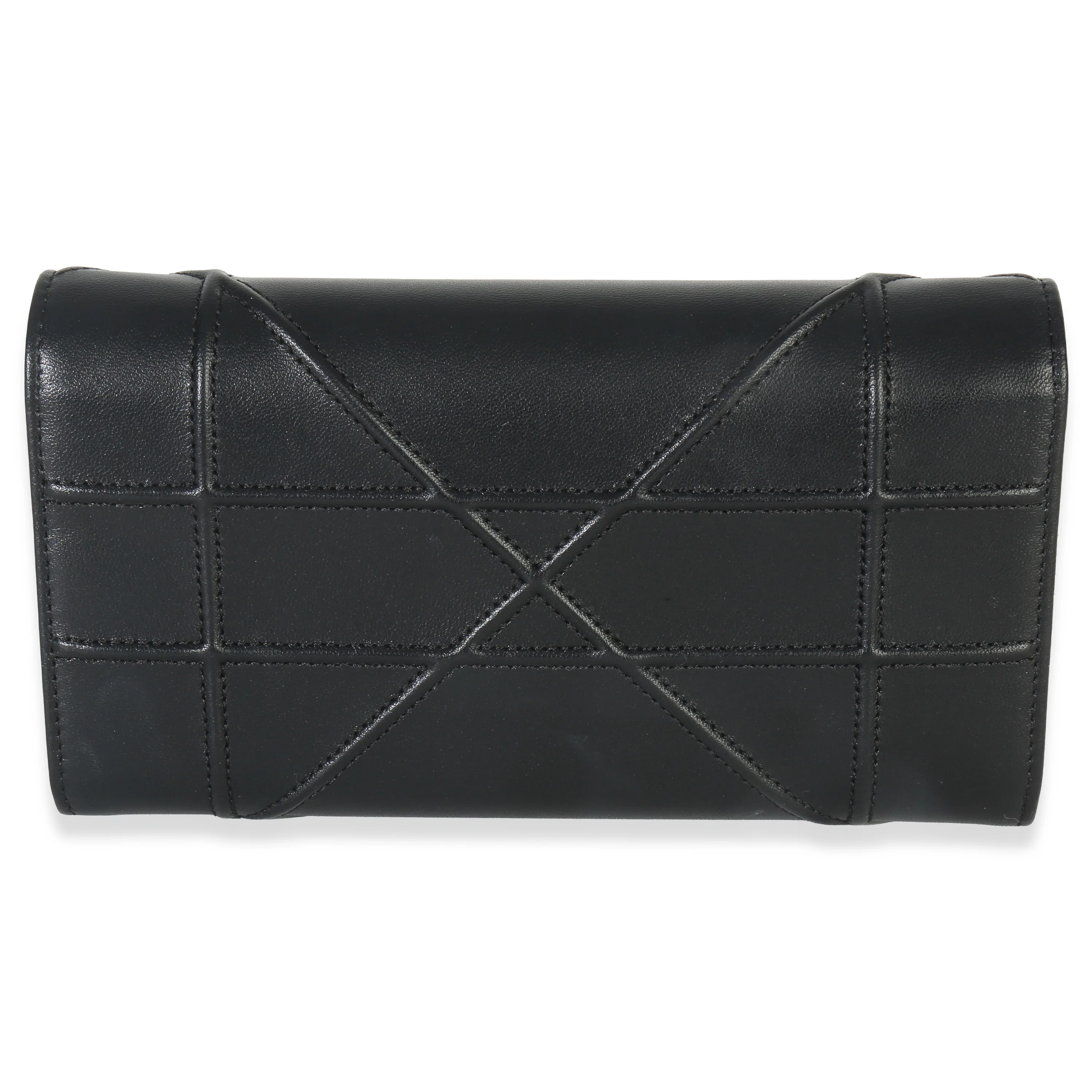 Black Calfskin Diorama Croisiere Chain Wallet - Image 4