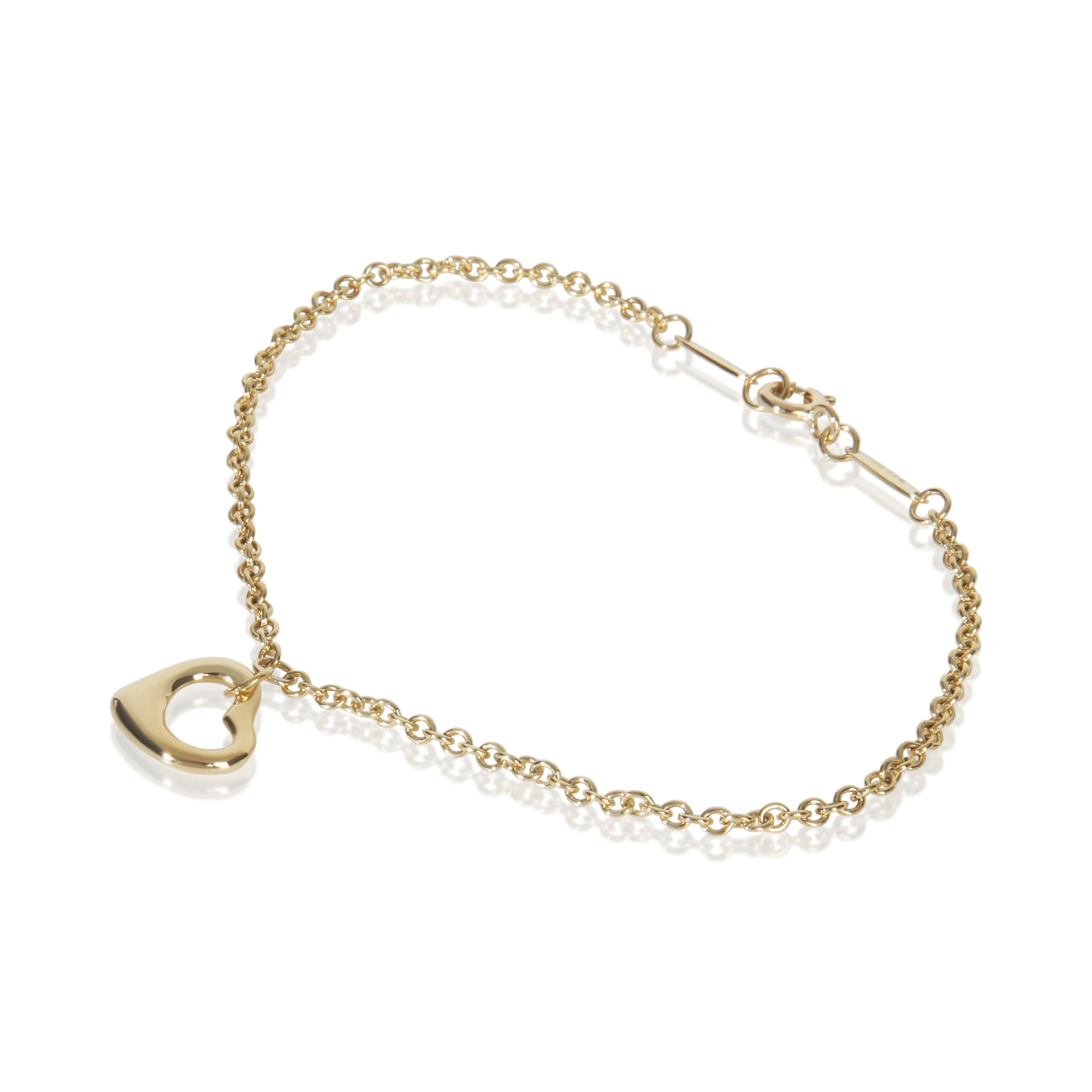 Yellow Gold  Elsa Peretti Open Heart Bracelet - Image 2