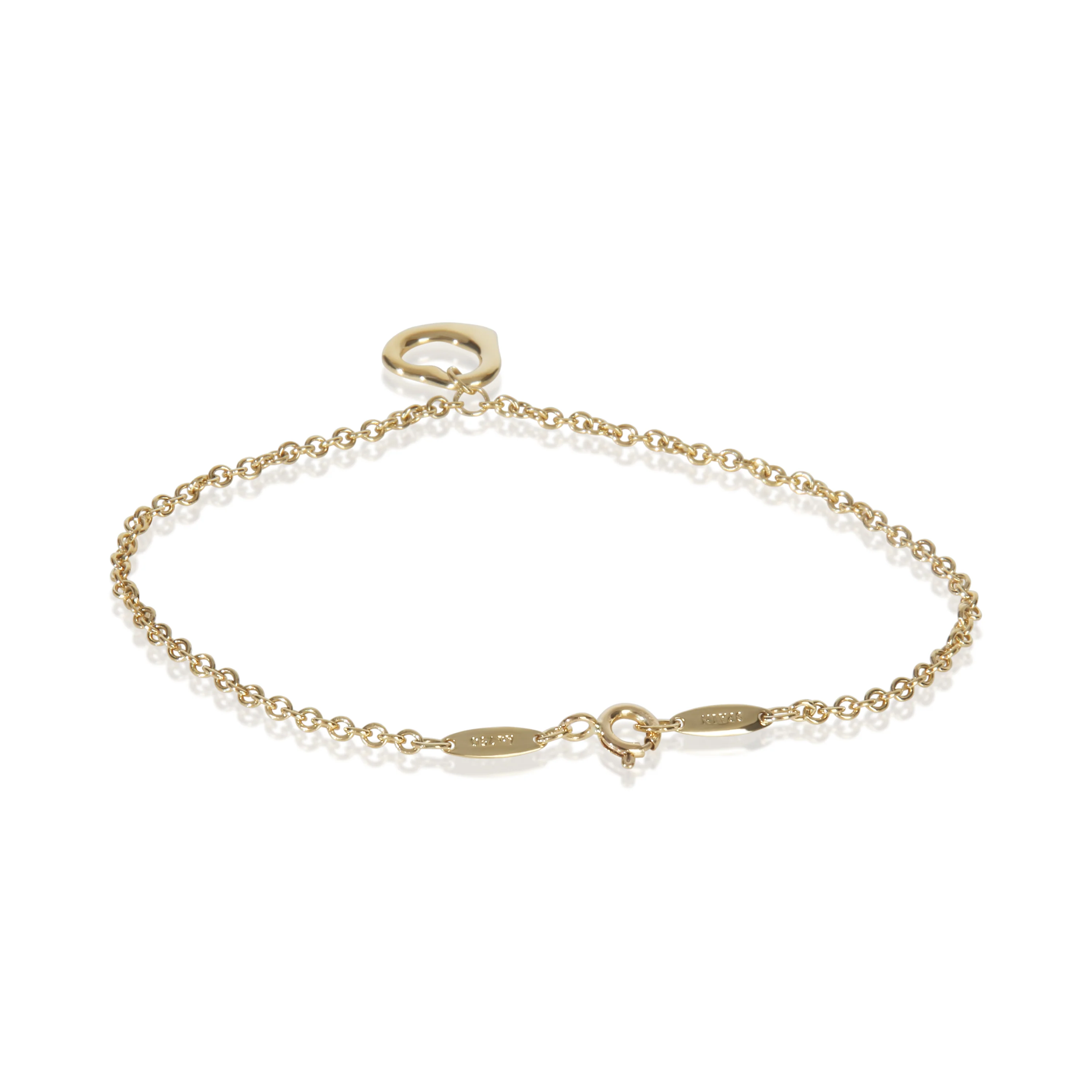 Yellow Gold  Elsa Peretti Open Heart Bracelet - Image 3