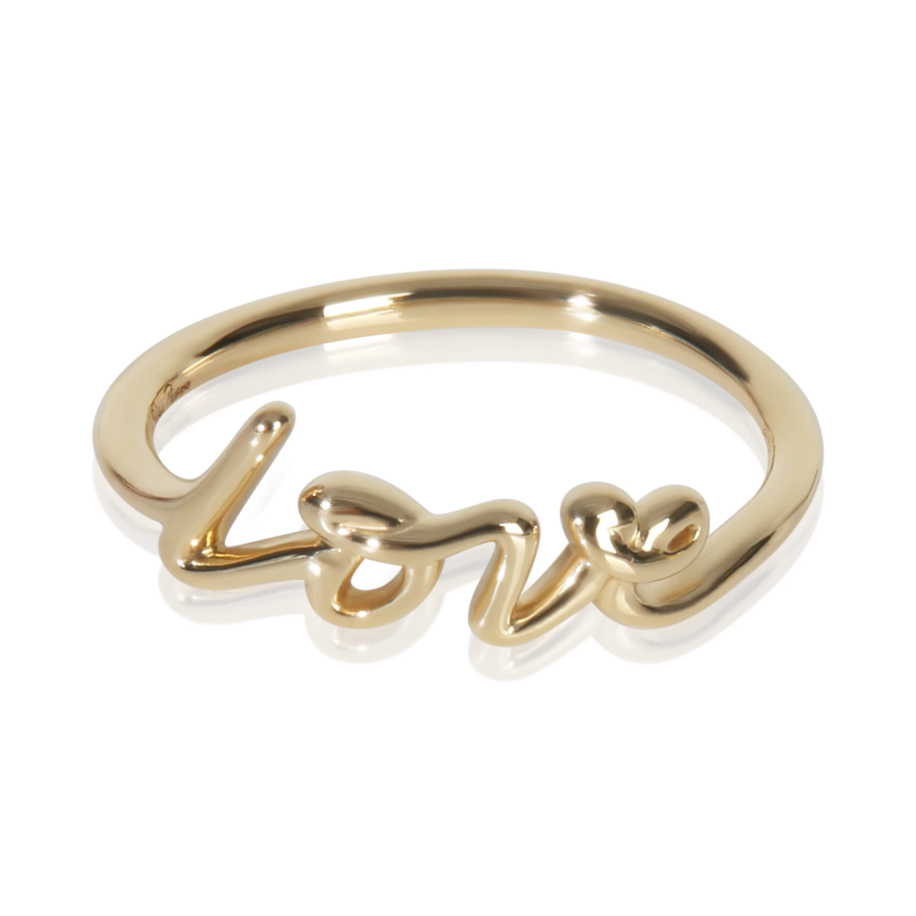 Yellow Gold  Paloma Picasso Mini Grafitti Love Ring